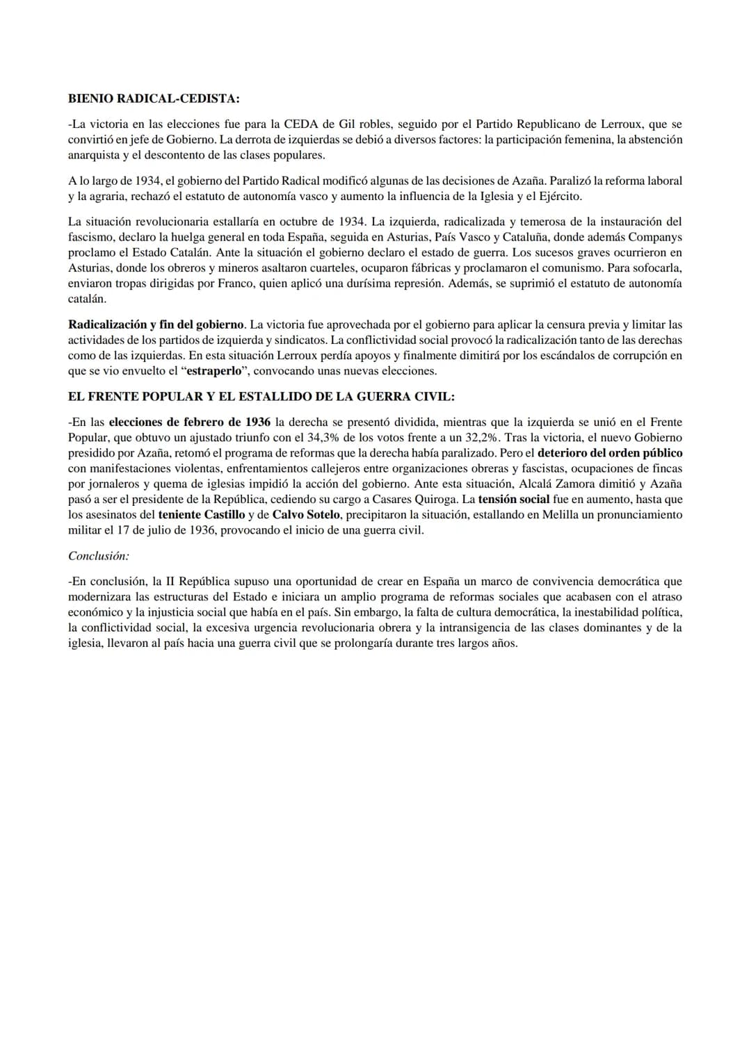# TEMA 15: LA II REPÚBLICA:
Introducción:
-La II República nace de la descomposición de la monarquía de Alfonso XIII por su apoyo a la dic
