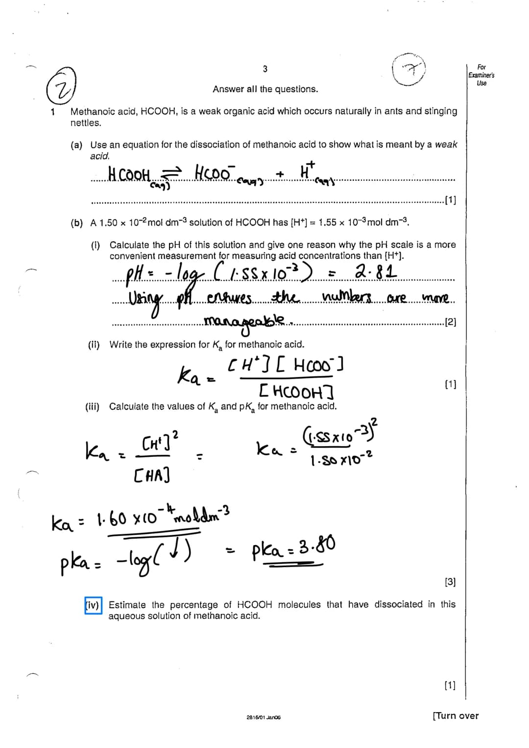 Completed
A Level Chemistry Year 2
Past Paper Question Booklet
Updated for 2016-17 teaching
Mi
Name
Date set
Date due
Topic 27B Acids,