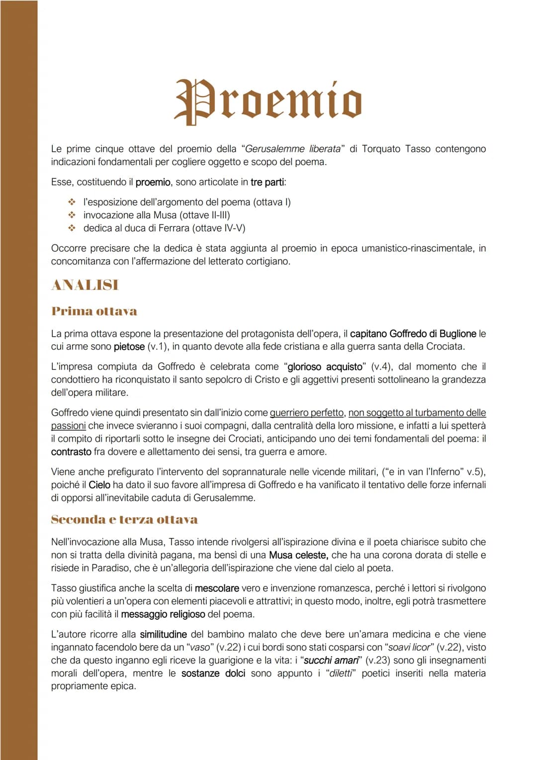# Torquato Tasso
## VITA
Torquato Tasso nacque l'11 marzo del 1544 a
Sorrento, in provincia di Napoli, da una nobile
famiglia di origine B
