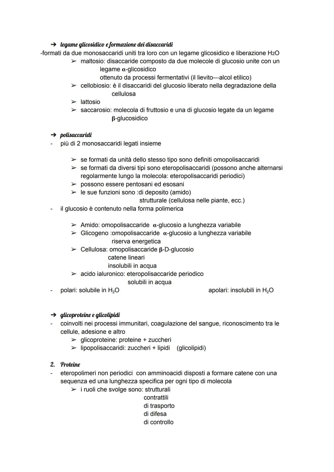 # le biomolecole
- possono essere di:
piccole dimensioni (monosaccaridi, amminoacidi, acidi grassi, aldeidi chetoni,
ammine, ecc)
macromole