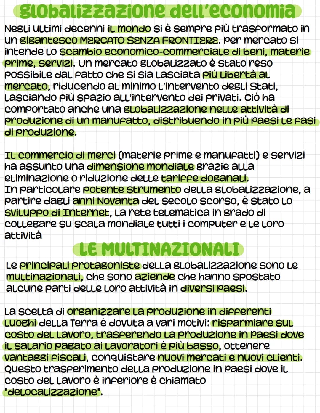# La globalizzazione
Il termine GLOBALIZZAZIONE è utilizzato e si è diffuso da
circa trent' anni per indicare una sempre più forte
interdip
