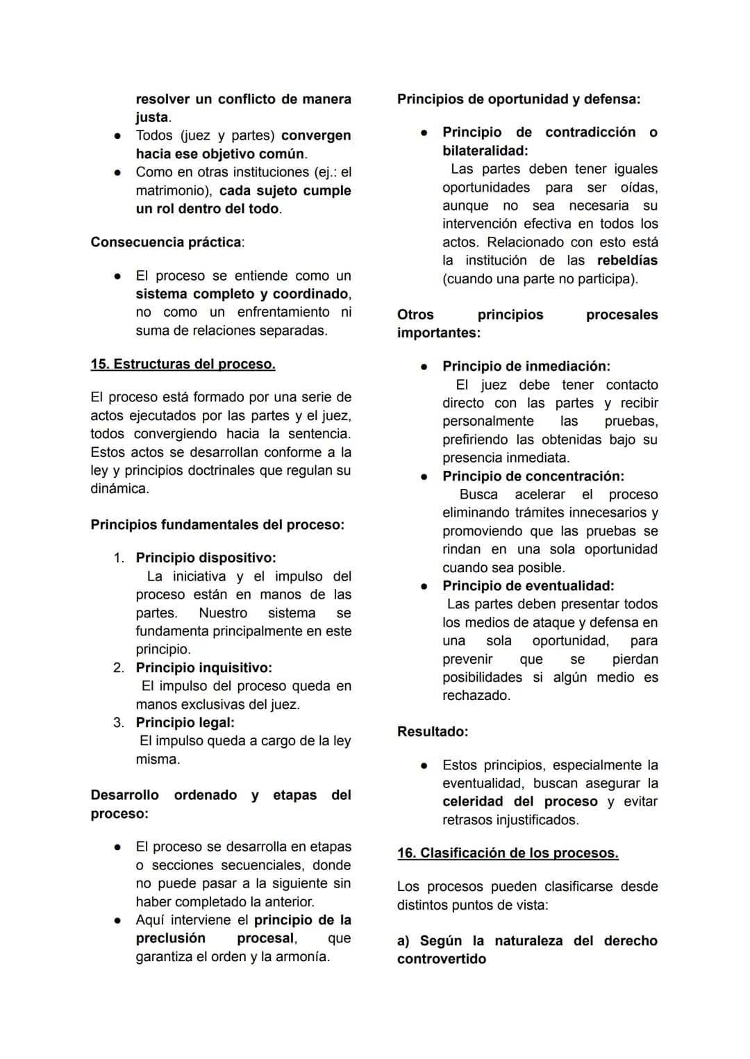 # 1. Elementos del derecho procesal
Mario Casarino, TOMO III, pág 19 - 32
# EL PROCESO Y LAS PARTES
I. El proceso
13. Concepto.
¿Qué es