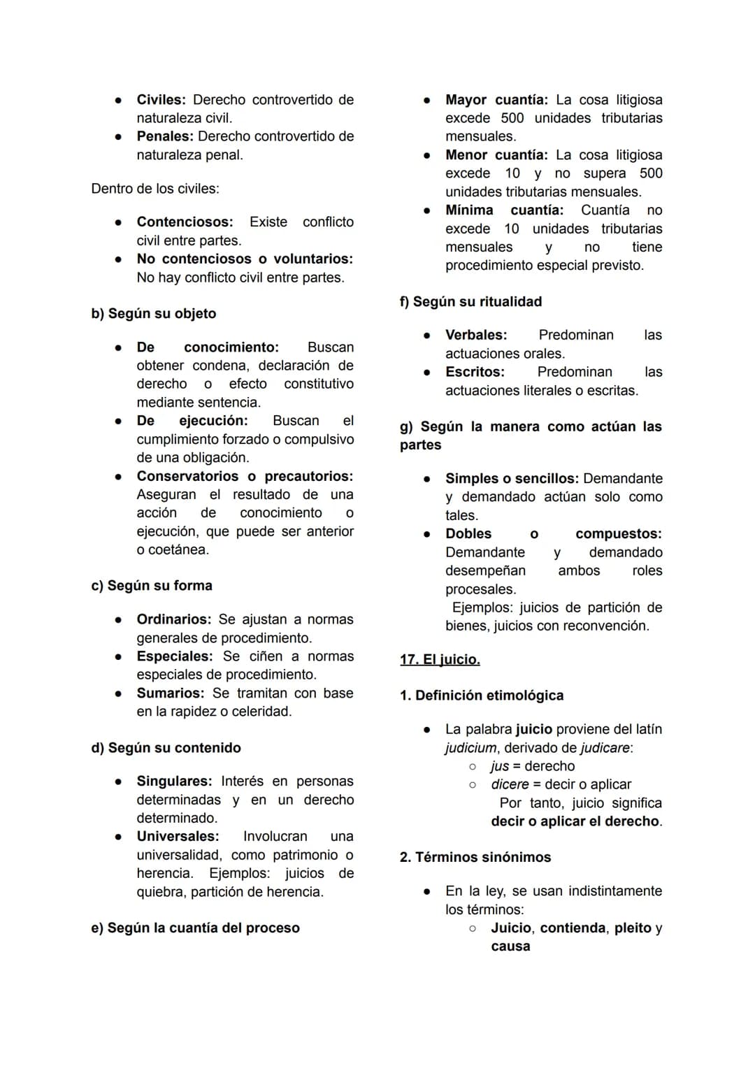 # 1. Elementos del derecho procesal
Mario Casarino, TOMO III, pág 19 - 32
# EL PROCESO Y LAS PARTES
I. El proceso
13. Concepto.
¿Qué es