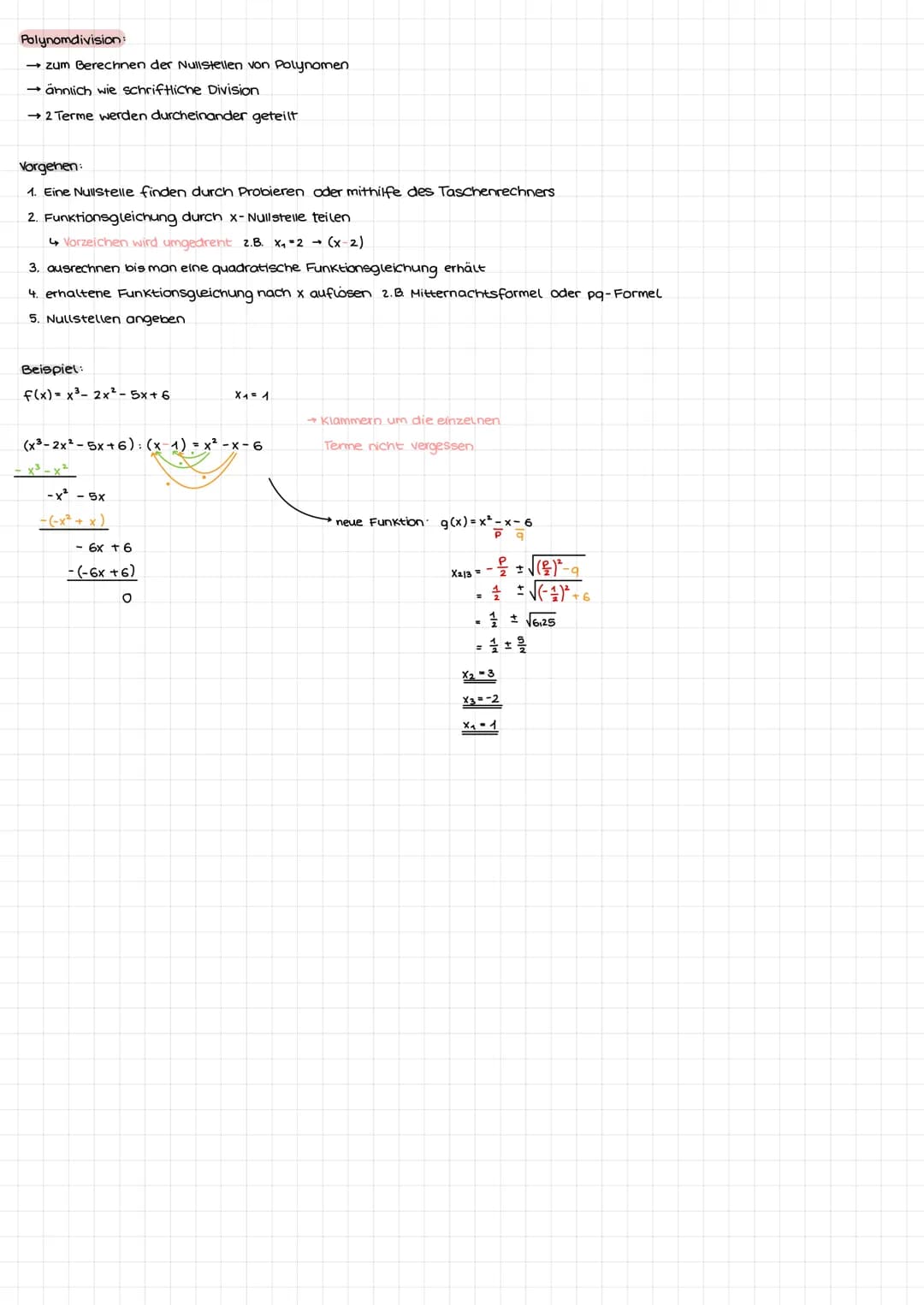 # Gleichungen
X: Gleichung 1. Grades (*Lineare Gleichung*) → Äquivalenzumformung (nach x auflásen)
X: Gleichung 2. Grades (*Quadratische Gl