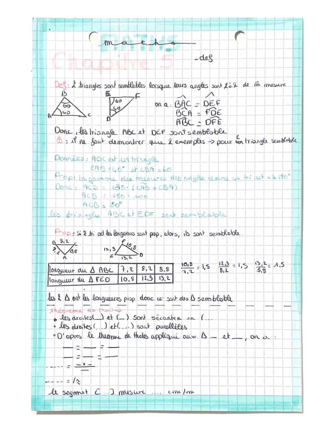 wo ont to
Mise
Cmaths
Arithmetique
Des: a multiple de d = a = bxk
bdiviseur de a
Is multiple de 5 et de 3
Set 3 diviseur de Is
-Definition
