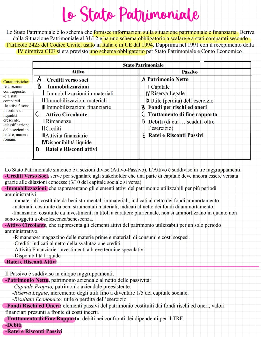 # La Situazione Contabile Finale
La situazione contabile finale è un prospetto che, con riferimento al 31/12, espone l'eccedenza di ciascun