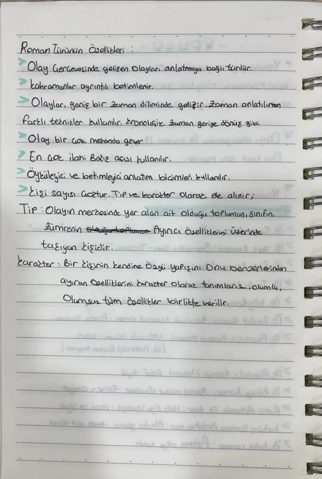 - ROMAN-
→ Yaşanmış ya da yaşanabileet Olayların insanlar arasındaki ilişkilerin,
Insan Pistolojosinin olayı kişi, yer ve zaman unsurlarına
