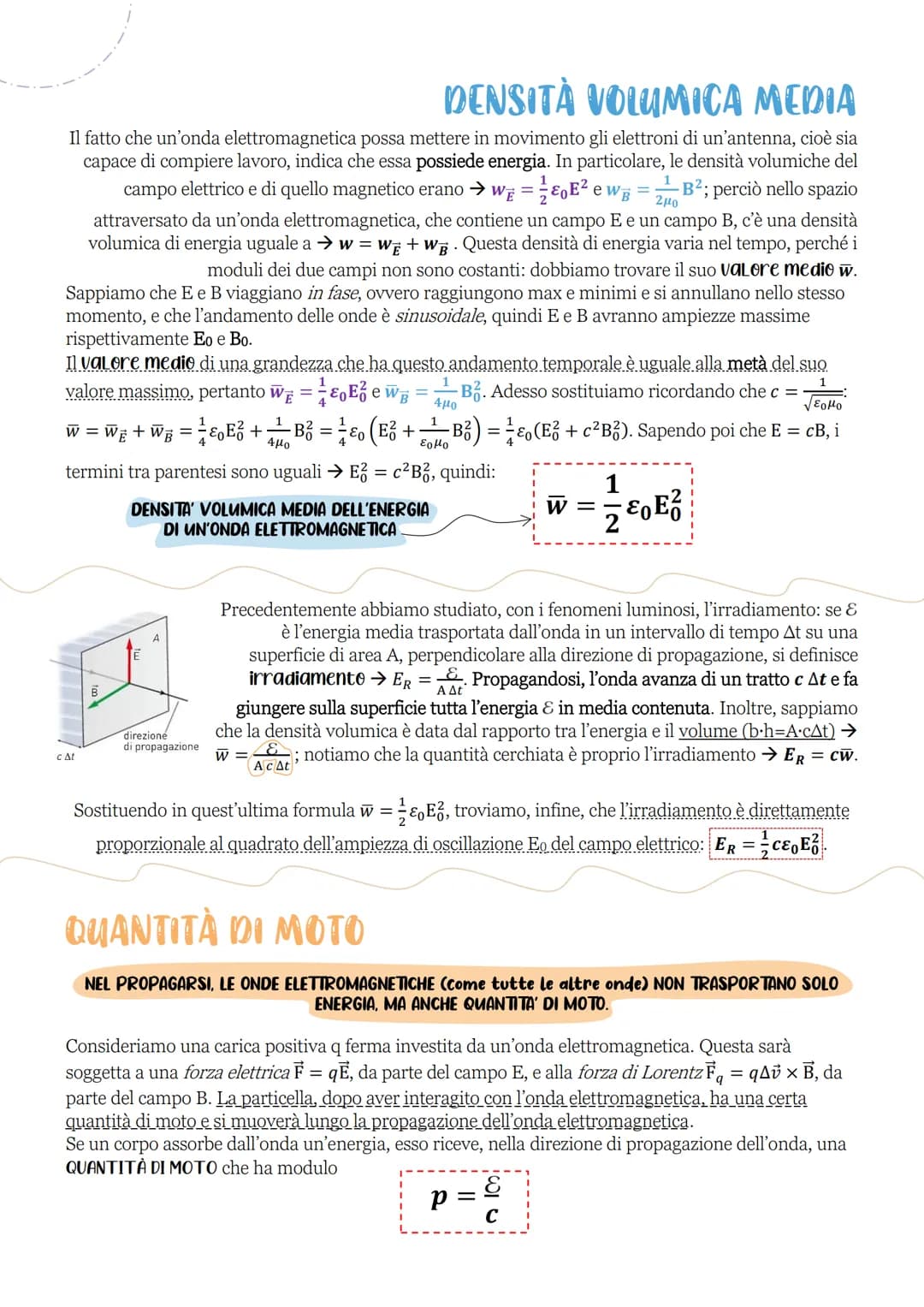 -B.P.
# LE ONDE
# ELETTROMAGNETICHE
Il movimento di una carica elettrica che oscilla avanti e indietro tra due punti genera:
→ un CAMPO