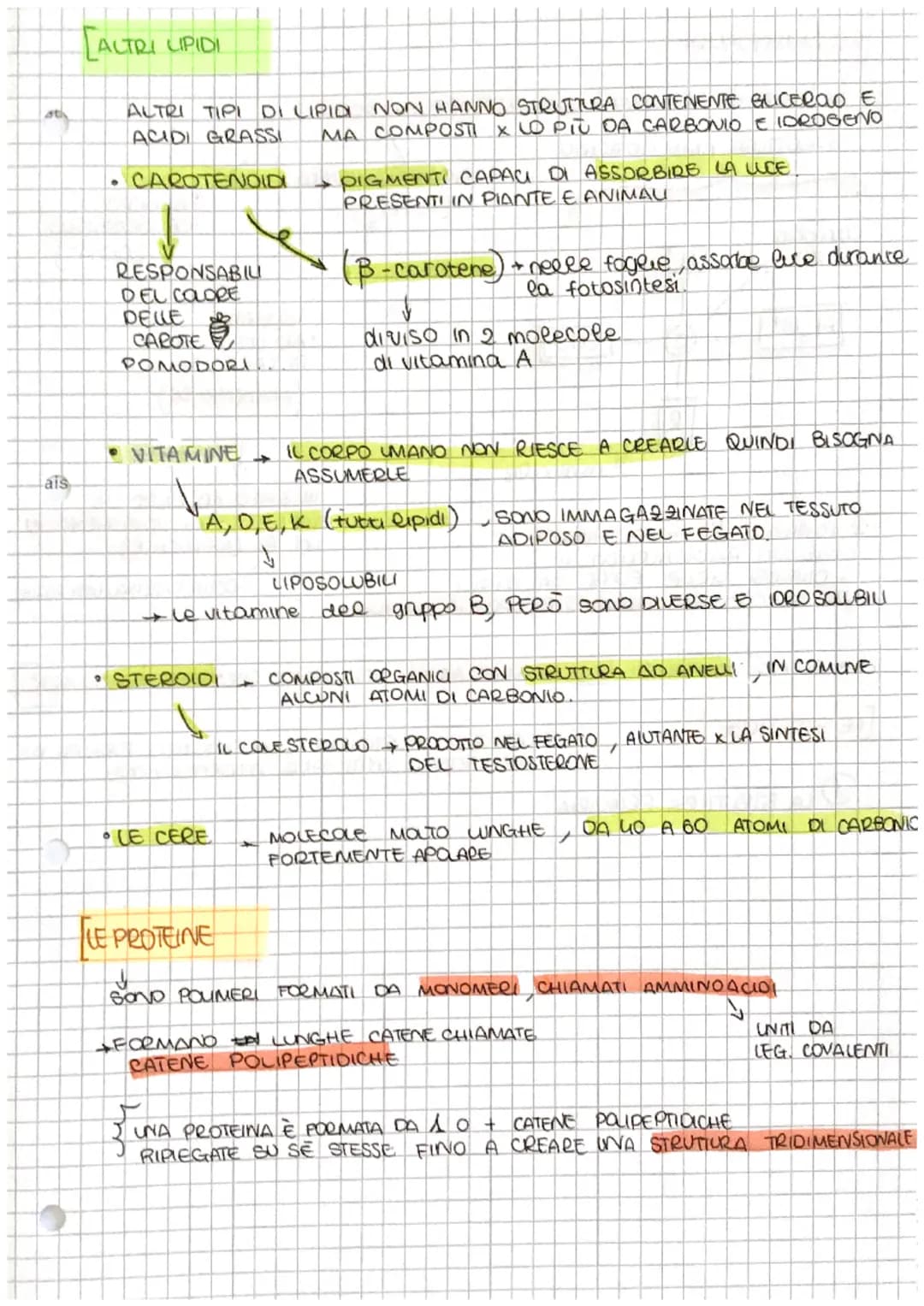 # S
[ve
# Le BIOMOLECOLE
↓
NEGLI UMANI A
* PROTEINE
* CARBOIDRATI
* LIPIDI
* ACIDI NUCLEIA
SONO 4 TIPI DI
MOLECOLE
SOND
COM