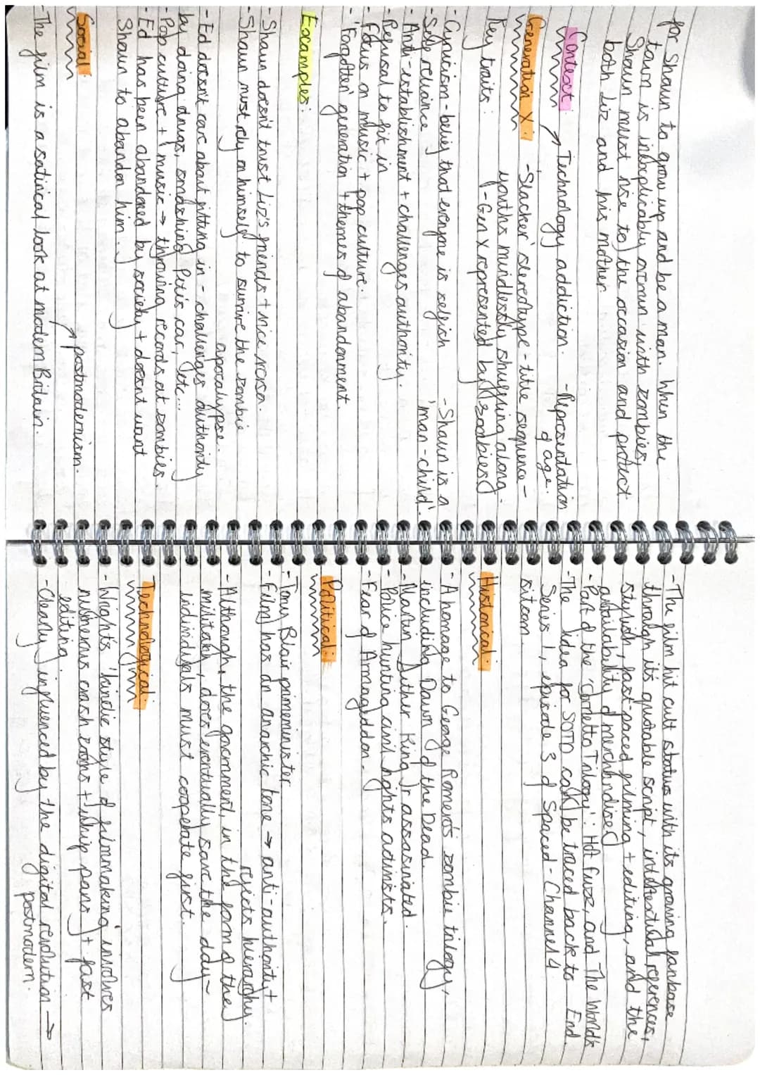 Encam
wm
-Film form
-Representations + aesthetics
-Social, cultural, political, historical + institutional/t
I production contexts.
Narative
