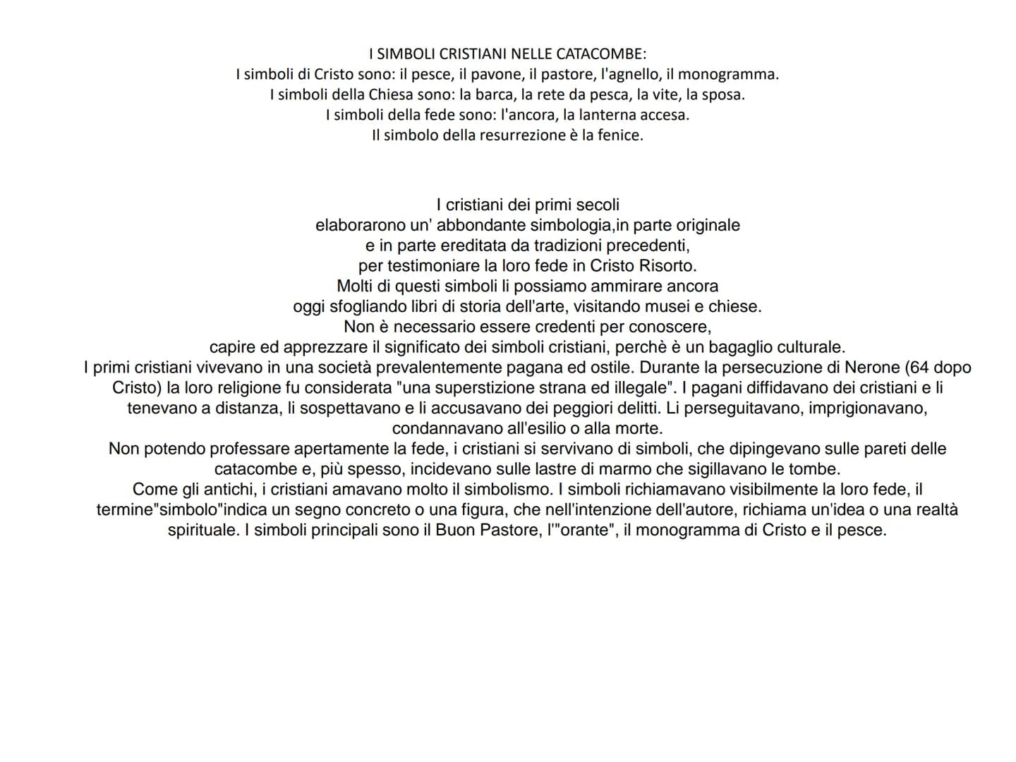 # ARTE PALEOCRISTIANA Arte
Paleocristiana
primi cristiani
Si sviluppa nei
territori
dell'Impero
Romano
dal I sec dC
al VI sec dC L'arte Pal