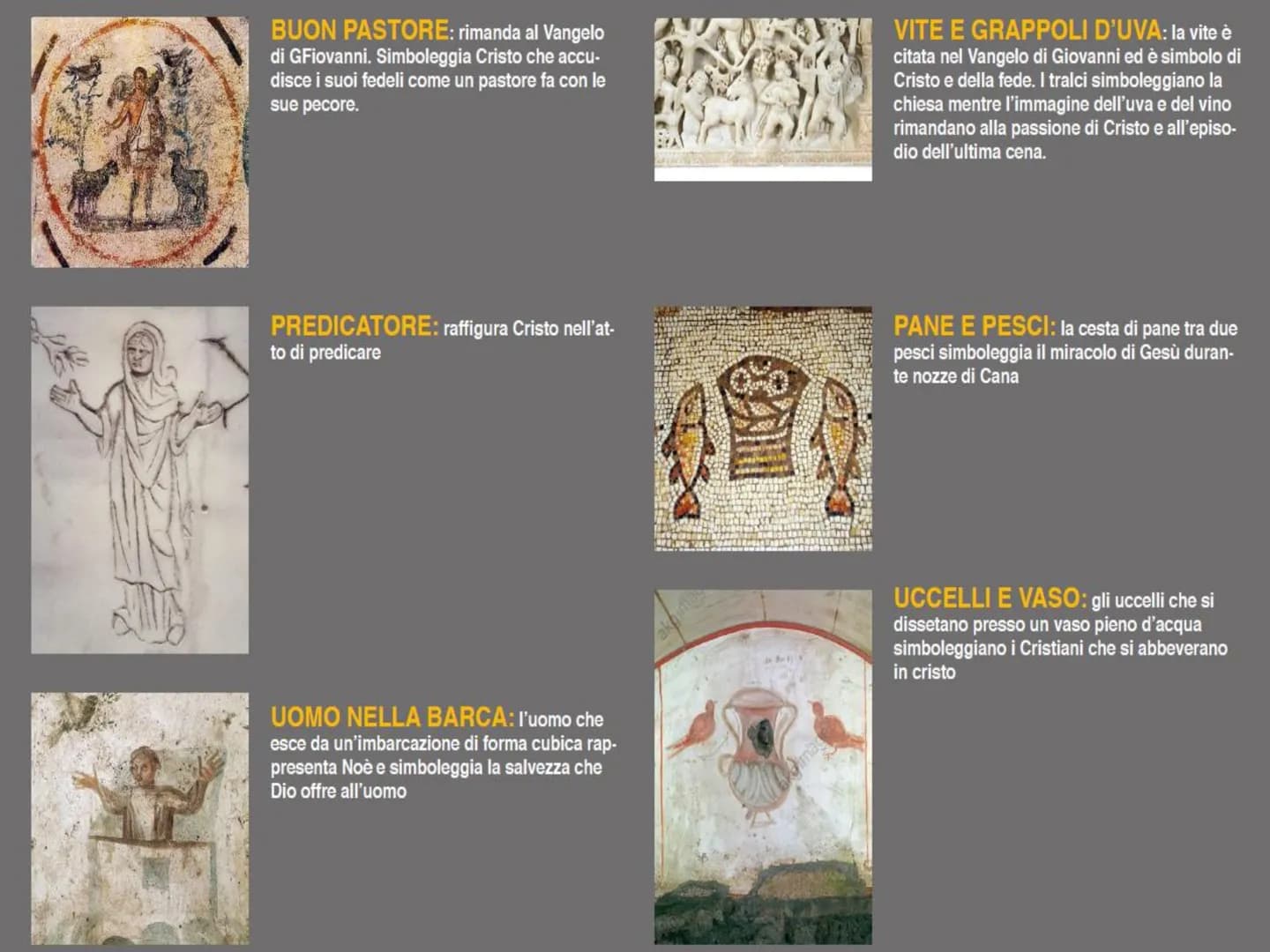 # ARTE PALEOCRISTIANA Arte
Paleocristiana
primi cristiani
Si sviluppa nei
territori
dell'Impero
Romano
dal I sec dC
al VI sec dC L'arte Pal