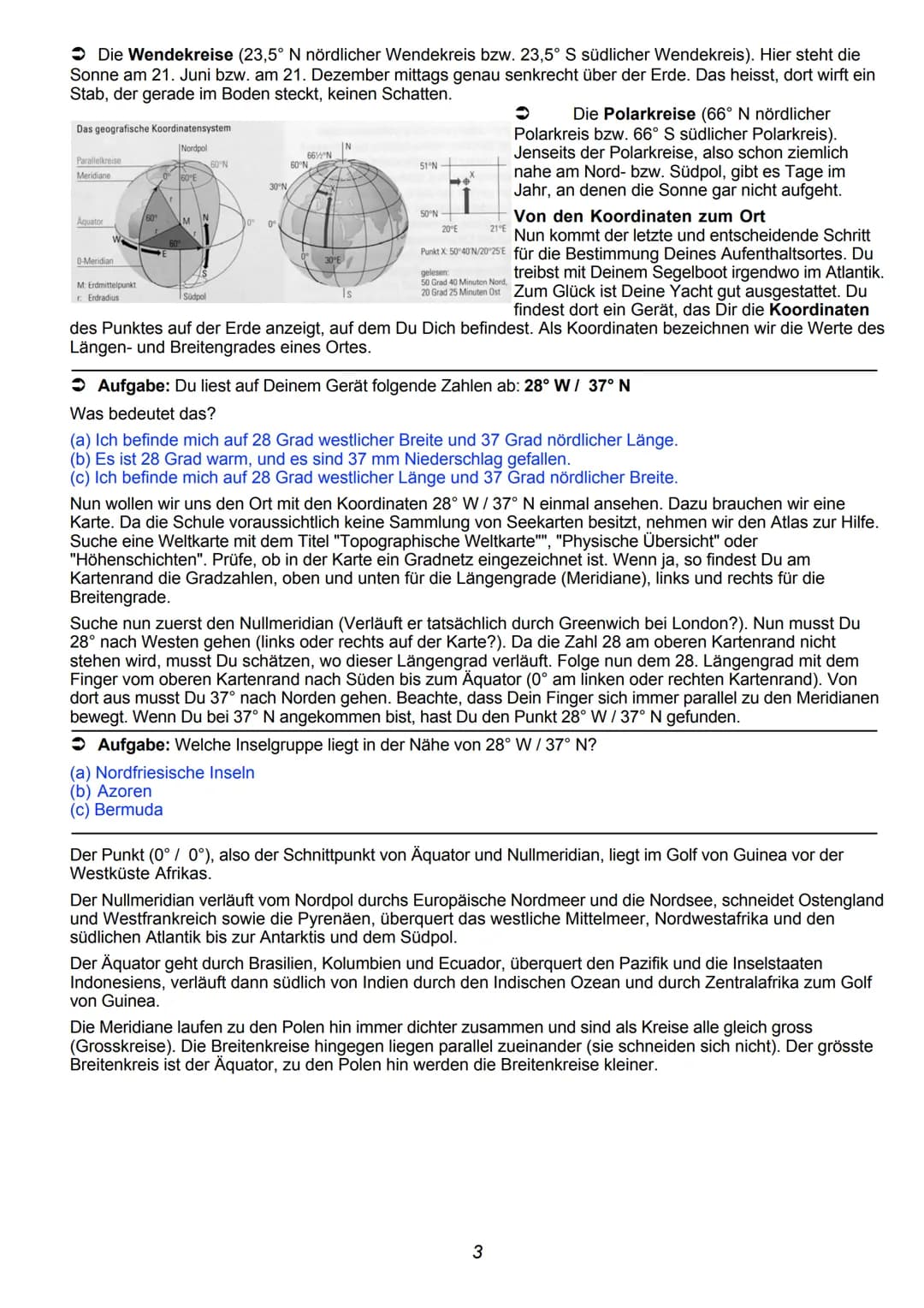# Gradnetz der Erde
ERDKUNDE
GEOGRAFIE
Unterlagen für den Geografieunterricht
(Herausgegeben von RAOnline)
Europa
Europa im Gradnetz
Lage
G