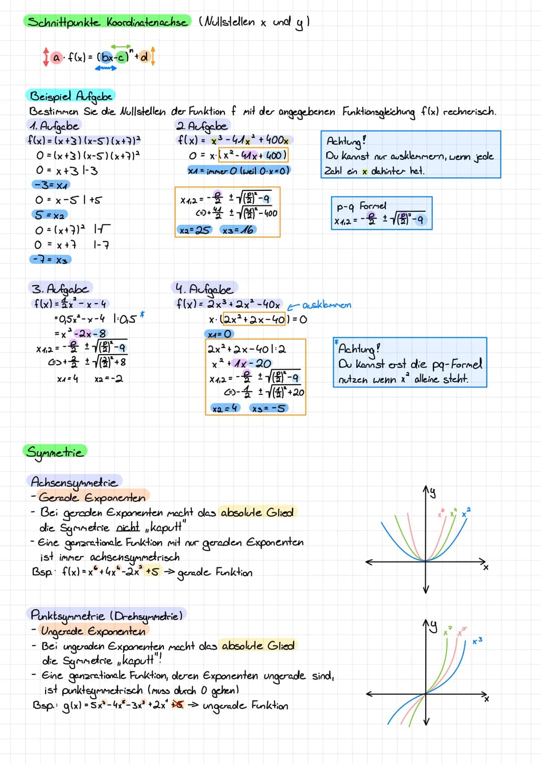 # Lernzettel Funktionen
Gradfunktion und Funktionswerte
f(x)=2x+3 lineare Funktion.
g(x) = 2x2+3x+5 quackratische Funktion
h(x)= 2x3 + 4x²