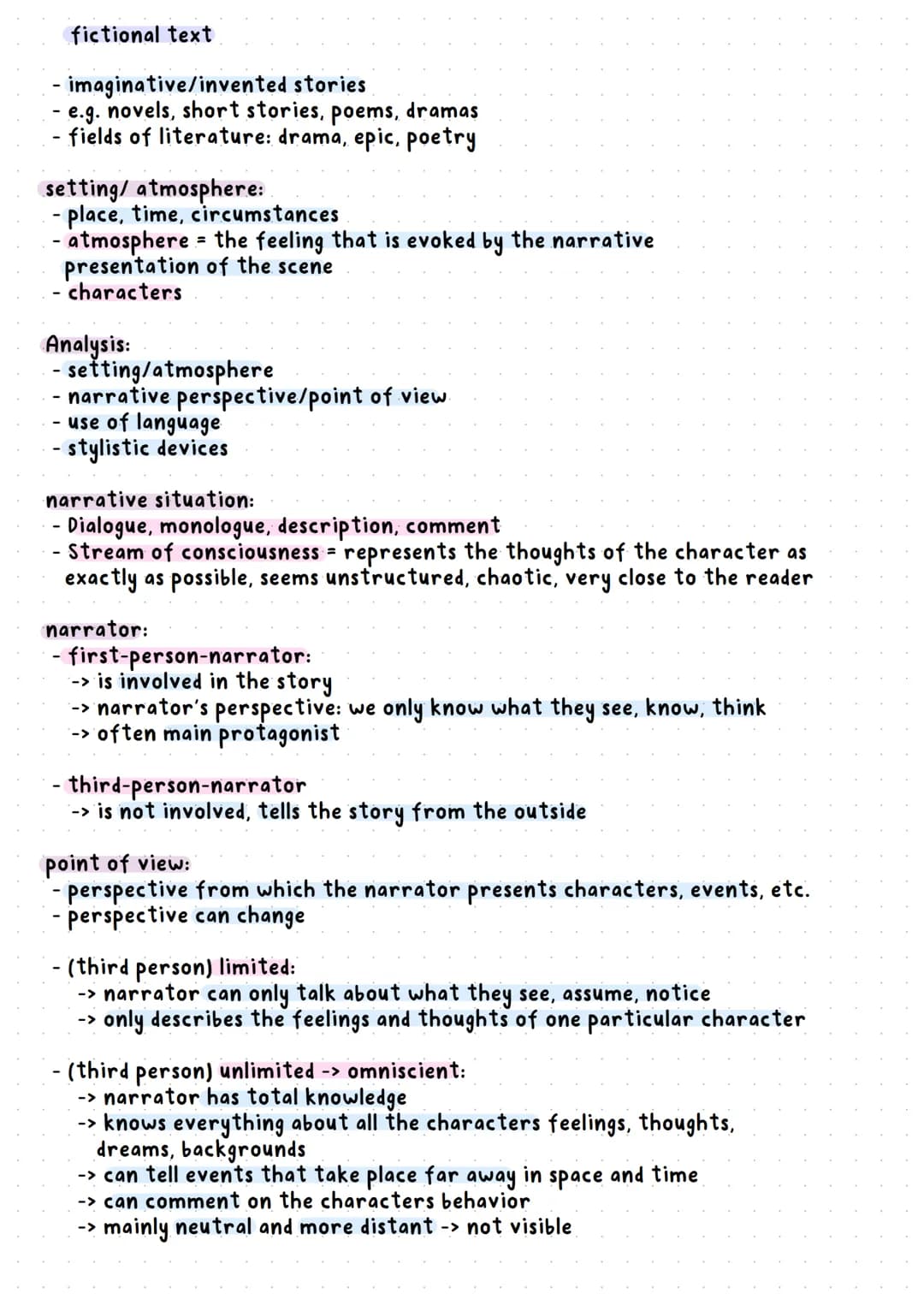 # English Analysis
non-fictional text
- refers to real events, facts
- often has a political, social or historical context
- e.g. speeches