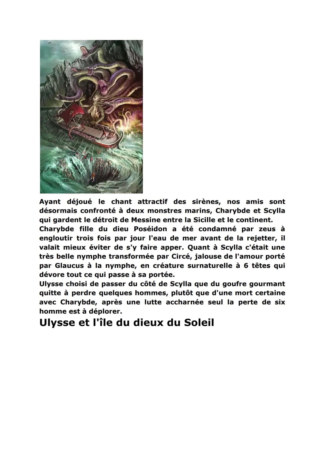 # Odyssée, les voyages d'Ulysse
Qui est Ulysse ?
Ulysse est le personnage principal de livre de l'Odyssée écrit par
Homère qui relate les