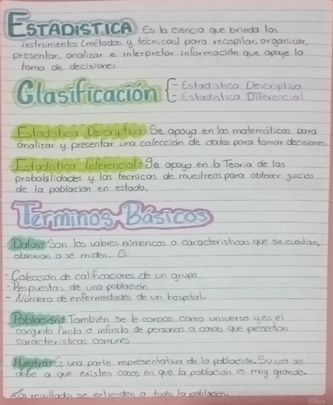 ESTADISTICA
Es la ciencia que brinda los
instrumentos (mélodos y técnicas) para recopilar, organicar,
presentar, analizar e interpretar info