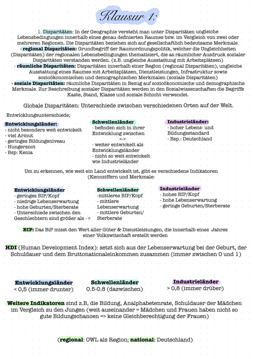 # Inhaltsangabe
- Operatoren
- Landwirtschaftliche Strukturen in verschiedenen Klima- und
Vegetationszonen; Landwirtschaftliche Produktion