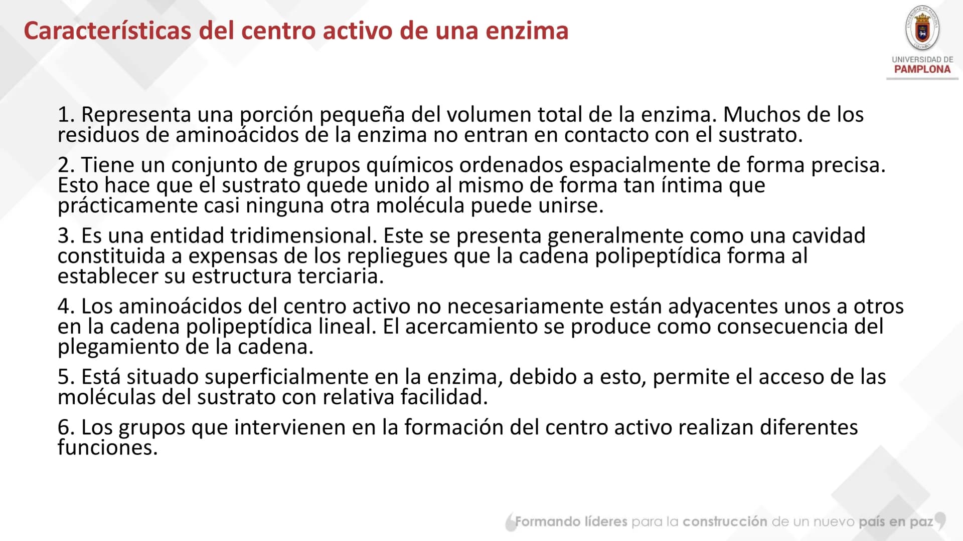 # Bioquímica Clínicaon
ENZIMOLOGÍA. Propiedades y nomenclatura, clases
de enzimas, principios generales de cinética, química
y enzimática,