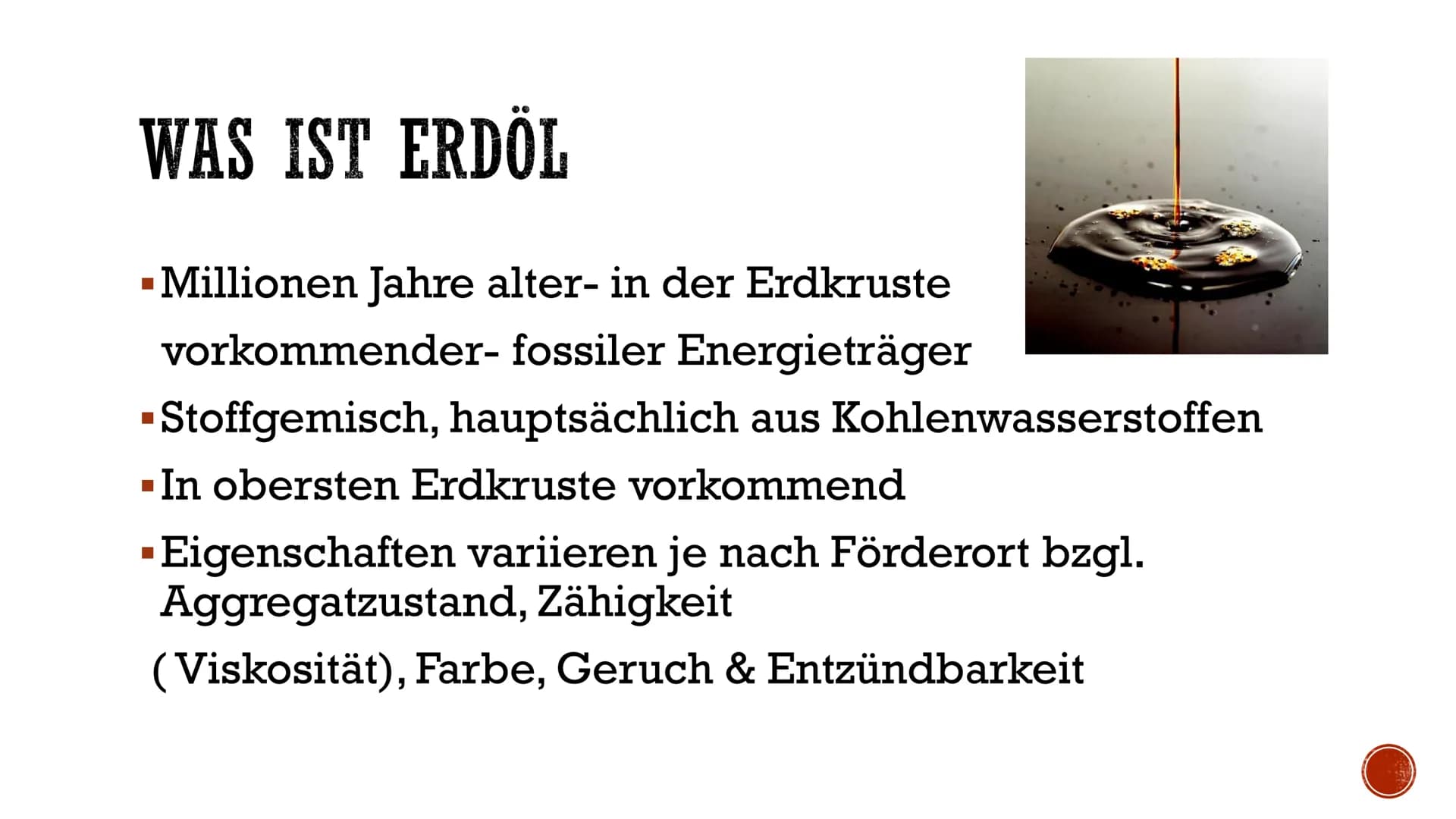<h2>1. Was ist Erdgas/Erdöl</h2>
<h3>Was ist Erdöl</h3>
<p>Erdöl ist ein Millionen Jahre alter fossiler Energieträger, der in der Erdkruste
