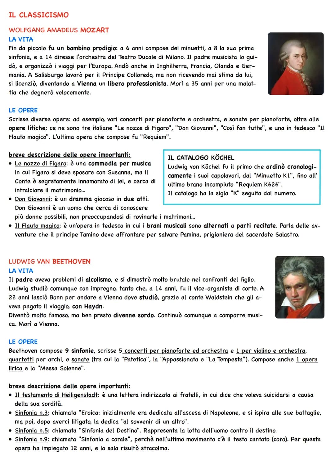 # IL CLASSICISMO
Il classicismo è quel periodo che va da metà Settecento ai primi dell'Ottocento. Le composizioni sono proporzio-
nate, sem