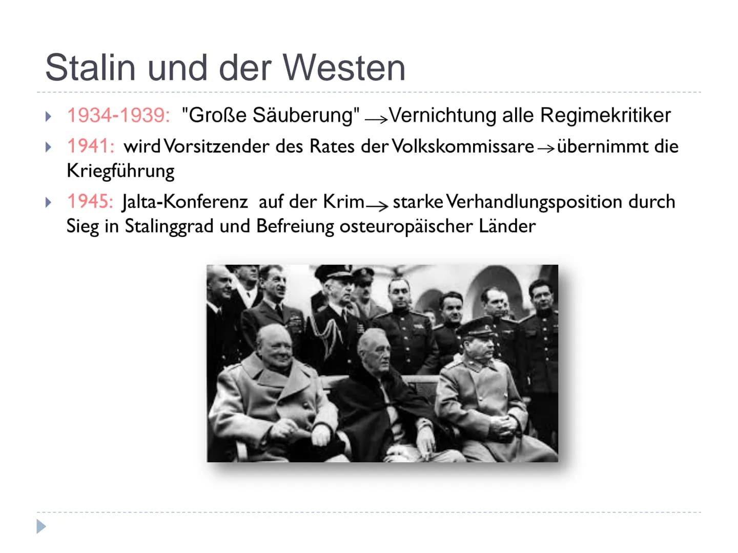 Die Herrschaft Stalins # Gliederung
► Wer war Josef Stalin?
Frühes Leben
Die Russische Revolution
► Politische Übernahme
Großer Terror