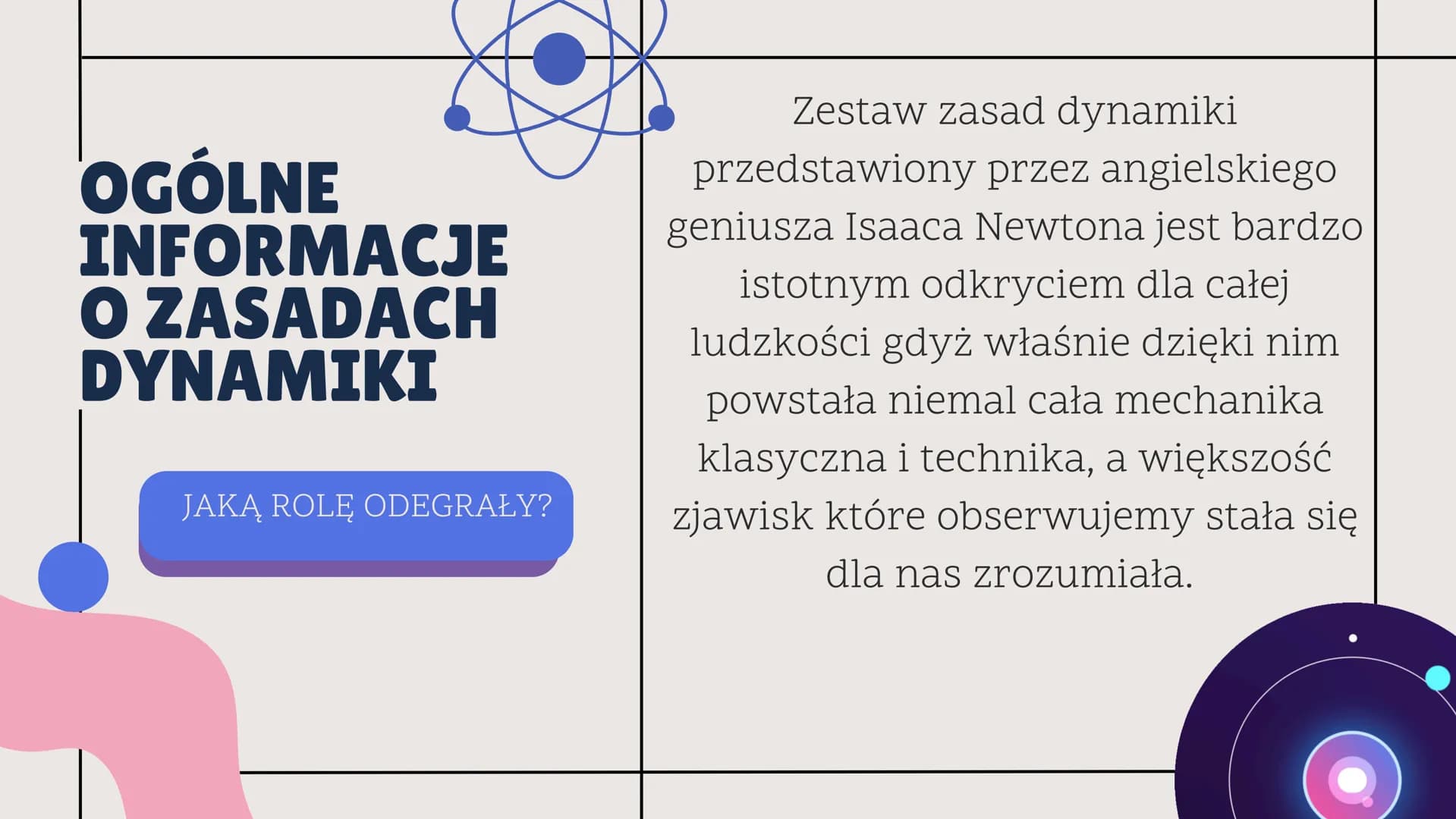 Prezentacja
2024
# 3 ZASADY
# DYNAMIKI
# NEWTONA
Jak zrozumieć, jakie są najważniejsze
informacje i co wiemy o kimś kto je
sformułował?
sir