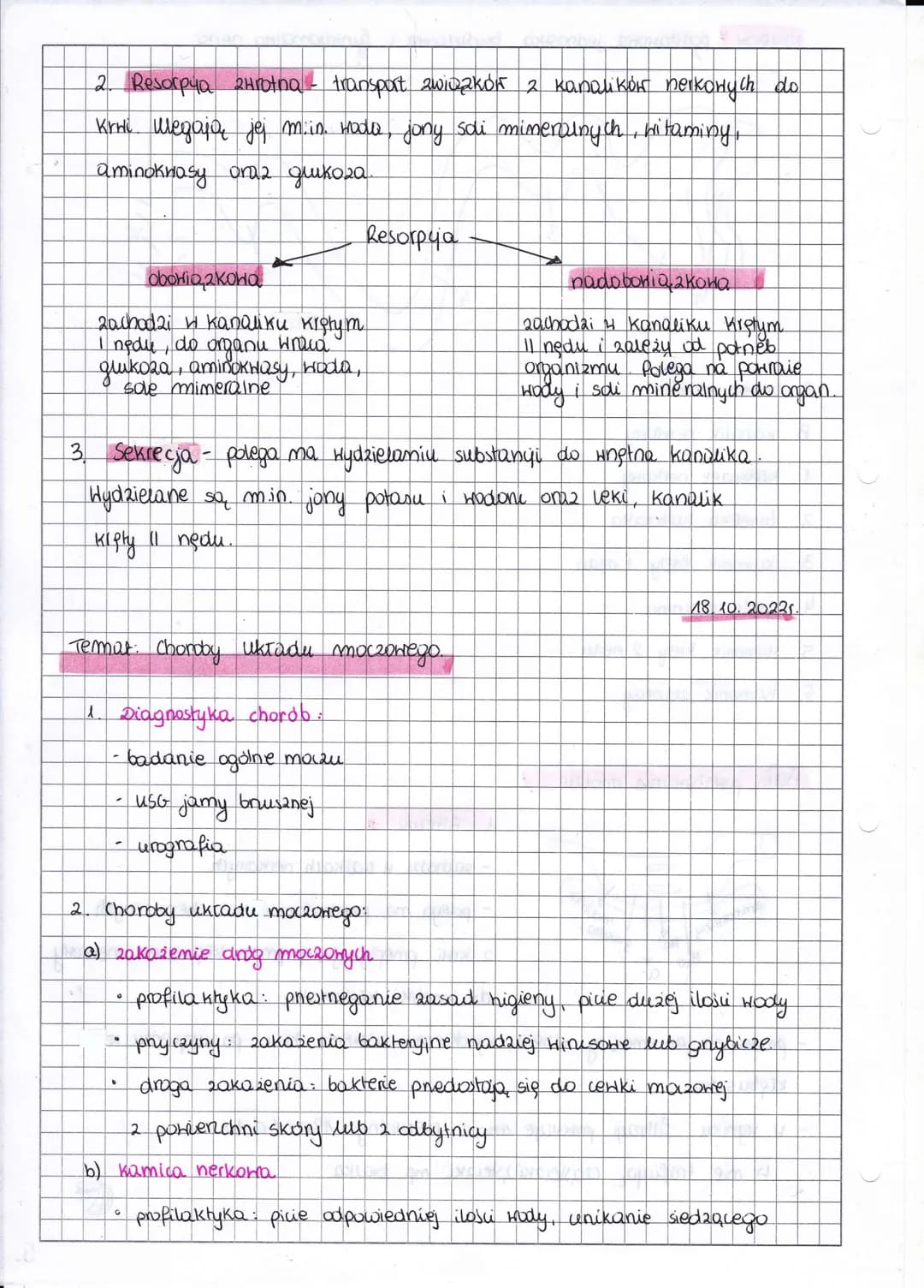 biologia
# Rozdział
# VIII
# Uklad
# moczowy
Temat: Budora i funkje układu wydalniczego
4.10.20220
METABOLITY
02
H2O
NH3-NHU
amoniak jon a