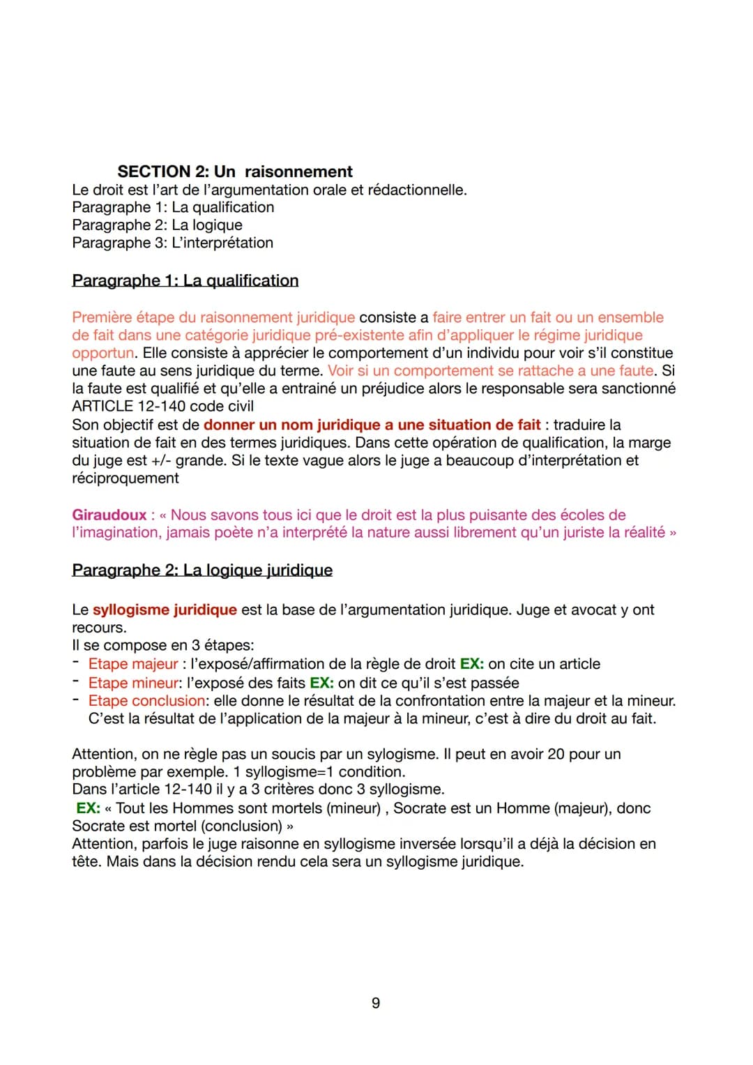 # INTRODUCTION AU DROIT
Introduction
Il n'existe pas de réel introduction au droit, parce que en droit il n'y a pas réellement de
premiers