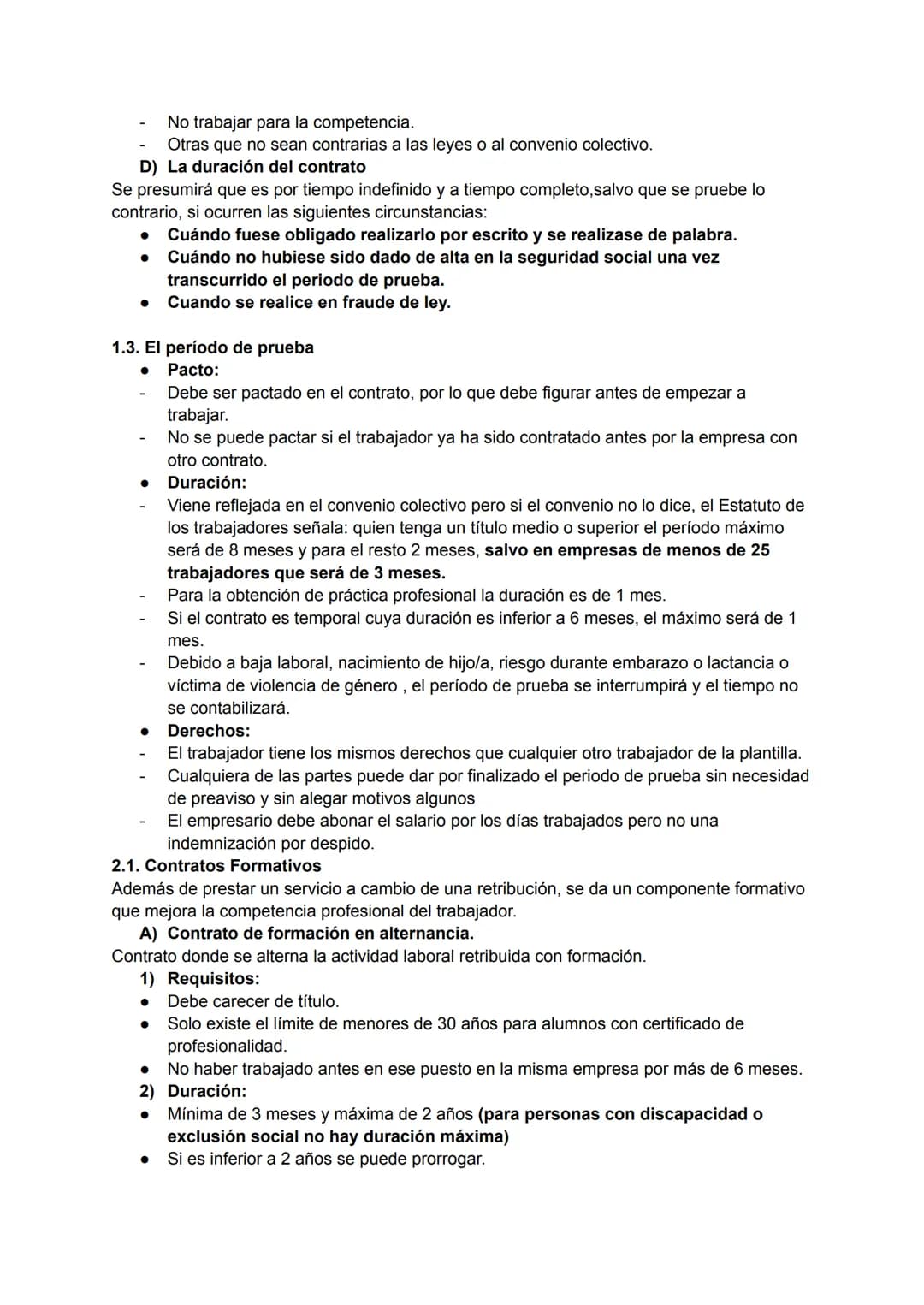 TEMA 6: El contrato de trabajo.
1. El contrato de trabajo
Es el acuerdo entre el trabajador y el empresario por el cual el trabajador se c