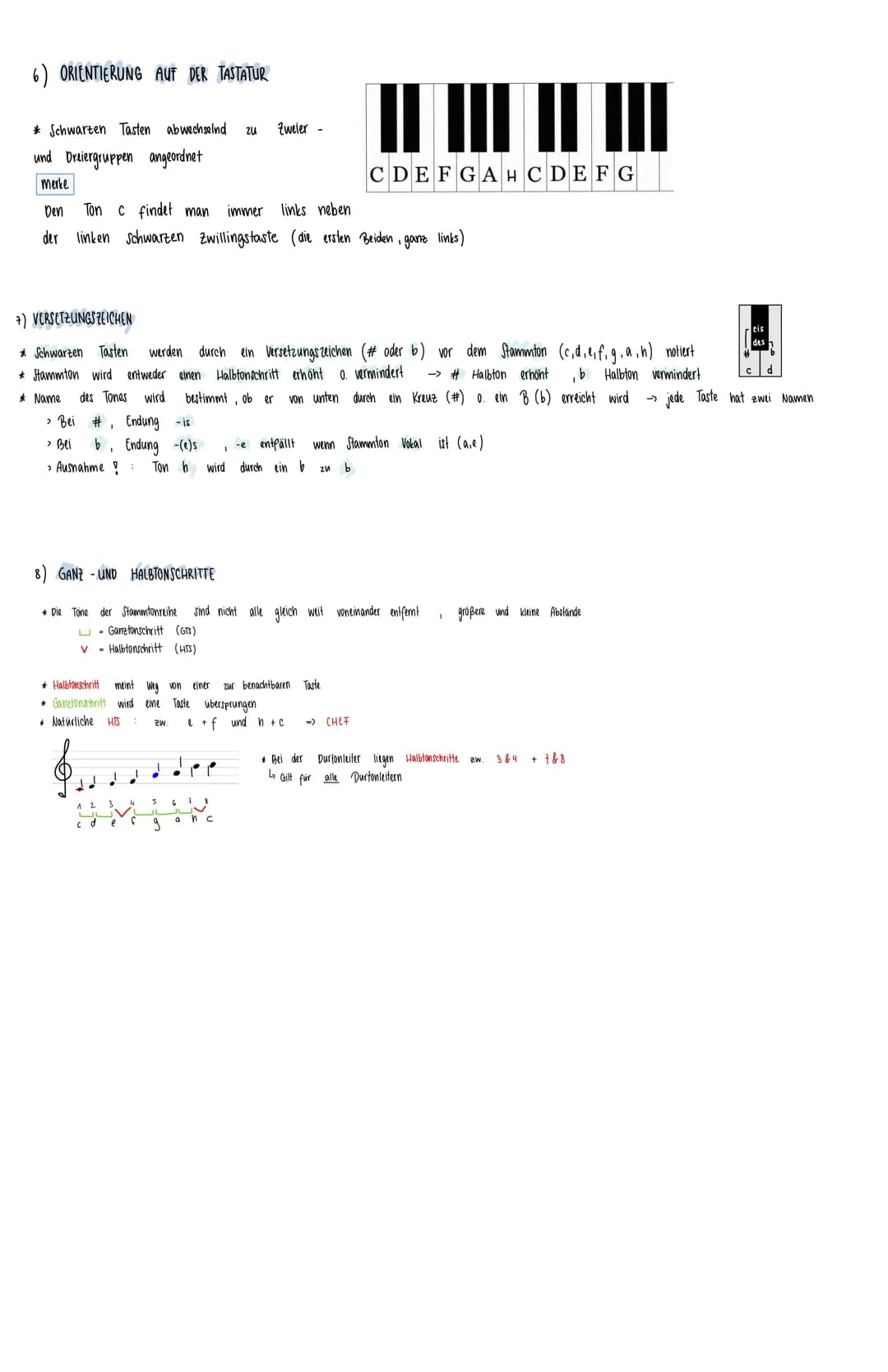 # MUSIKALISCHE GRUNDLAGEN
1) NOTENWERTE
Ganze Noten
Halbe Noten
Viertel Noten
zwei
Schläge
vier Schläge
ein Schlag
Achtel Noten
Jec