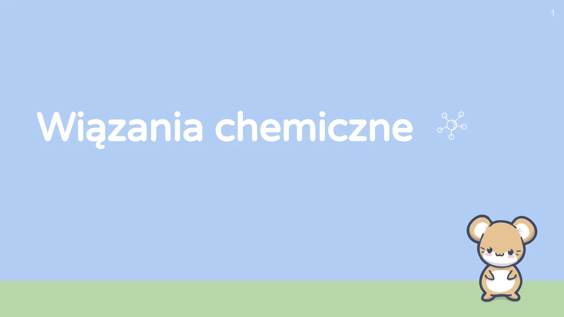 # Wiązania chemiczne # Elektroujemność według Paulinga
1
H
2,1 2
Li Be
1,0 1,5
Na Mg
0,9 1,2
3 4 5 6 7 8 9 10 11 12
K Ca Sc Ti V Cr Mn Fe