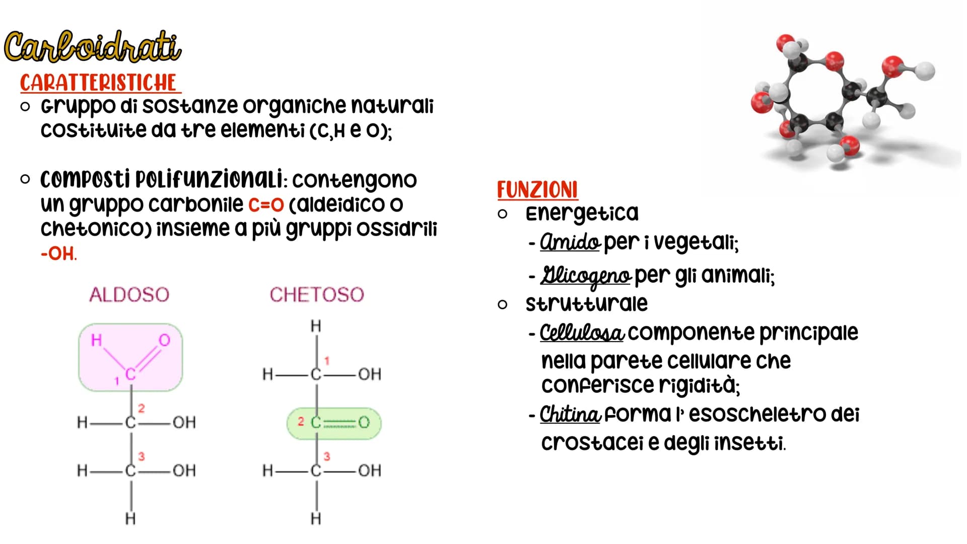# LE BIOMOLECOLE
Carboidrati, Proteine, Lipidi e Acidi nucleici # LE BIOMOLECOLE
sono molecole che svolgono un ruolo nei sistemi
biologici