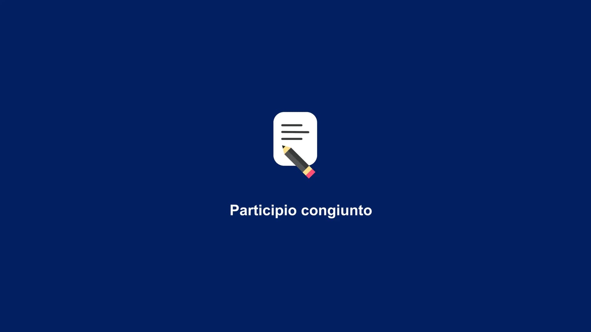ΚΡΑΤΟΥΣ ΦΙΛΟΣΕ
IL PARTICIPIO
SOSTANTIVATO,
ATTRIBUTIVO E CONGIUNTO
ΑΙΦΙΛΟΤΕΙΜΟ Participio sostantivato
Participio attributivo PARTICIPIO S