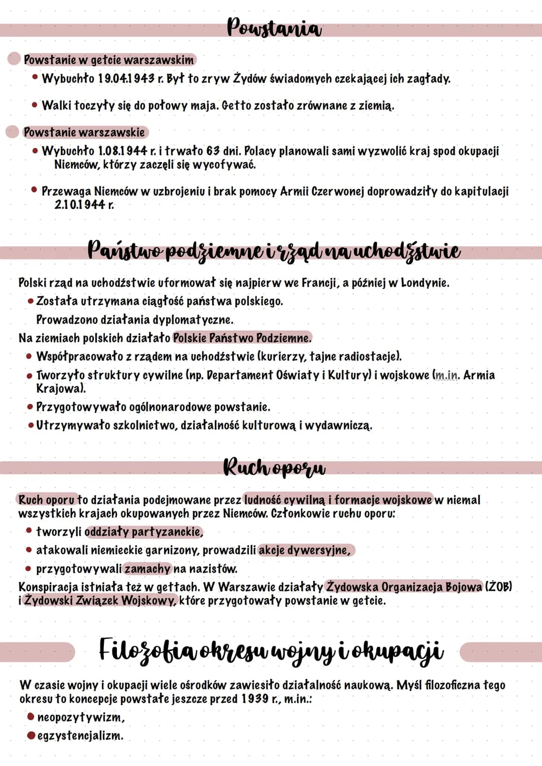 <p>Epoka wojny i okupacji różniła się charakterem w zależności od kraju, jednak w większości krajów nie przyczyniła się do rozwoju kultury