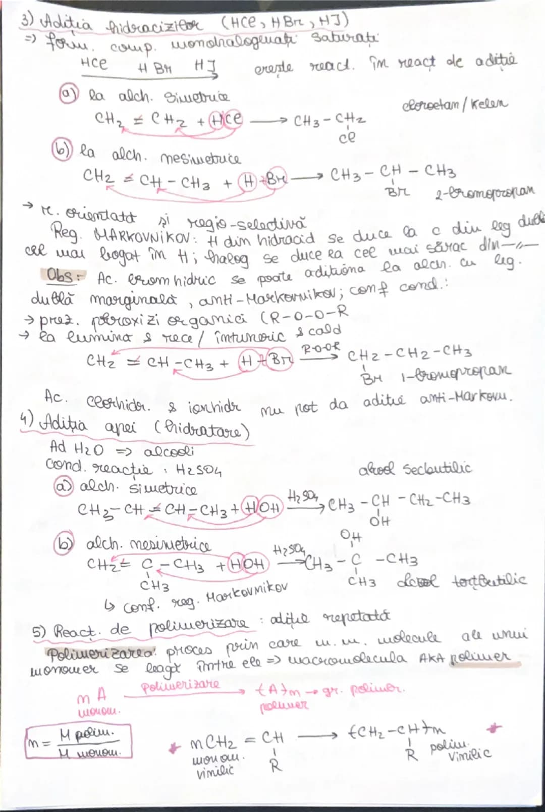 # ALCHENELE
→ hidrocare. aciclice mesaturadecare contin o leg duged imyre 2
at. C (C=c) =>NE = 1
F. generala: Cm Ham, m≥2
Serie omotoagă