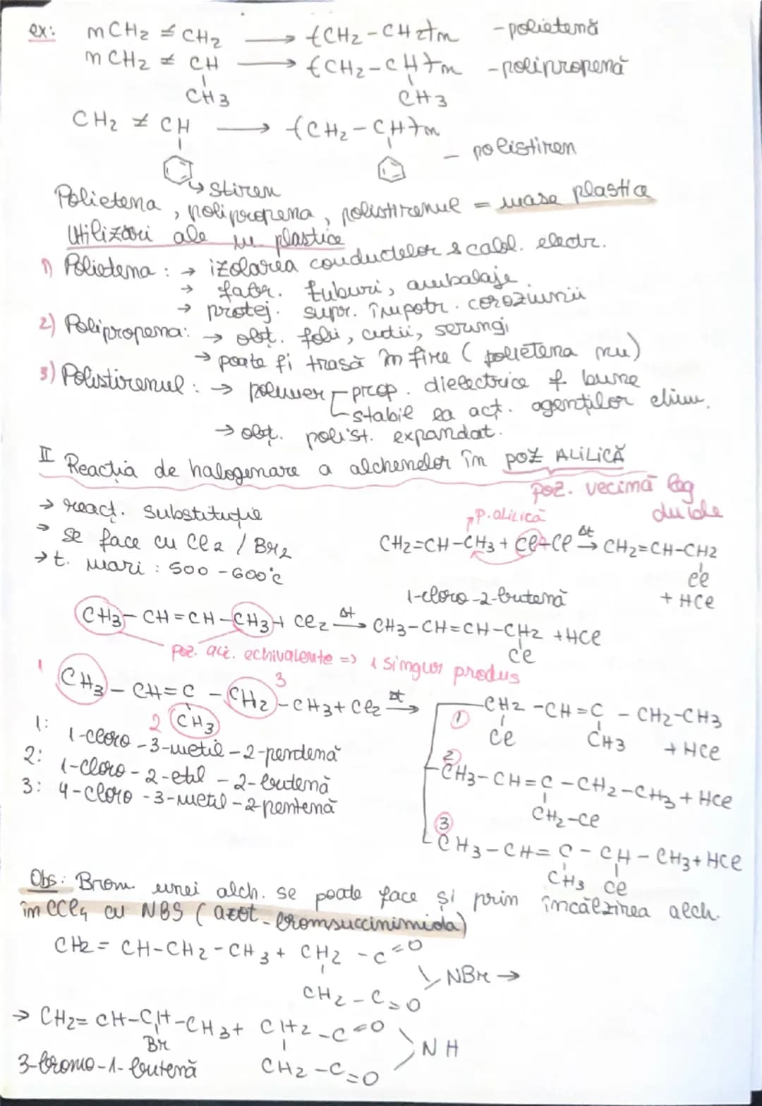 # ALCHENELE
→ hidrocare. aciclice mesaturadecare contin o leg duged imyre 2
at. C (C=c) =>NE = 1
F. generala: Cm Ham, m≥2
Serie omotoagă