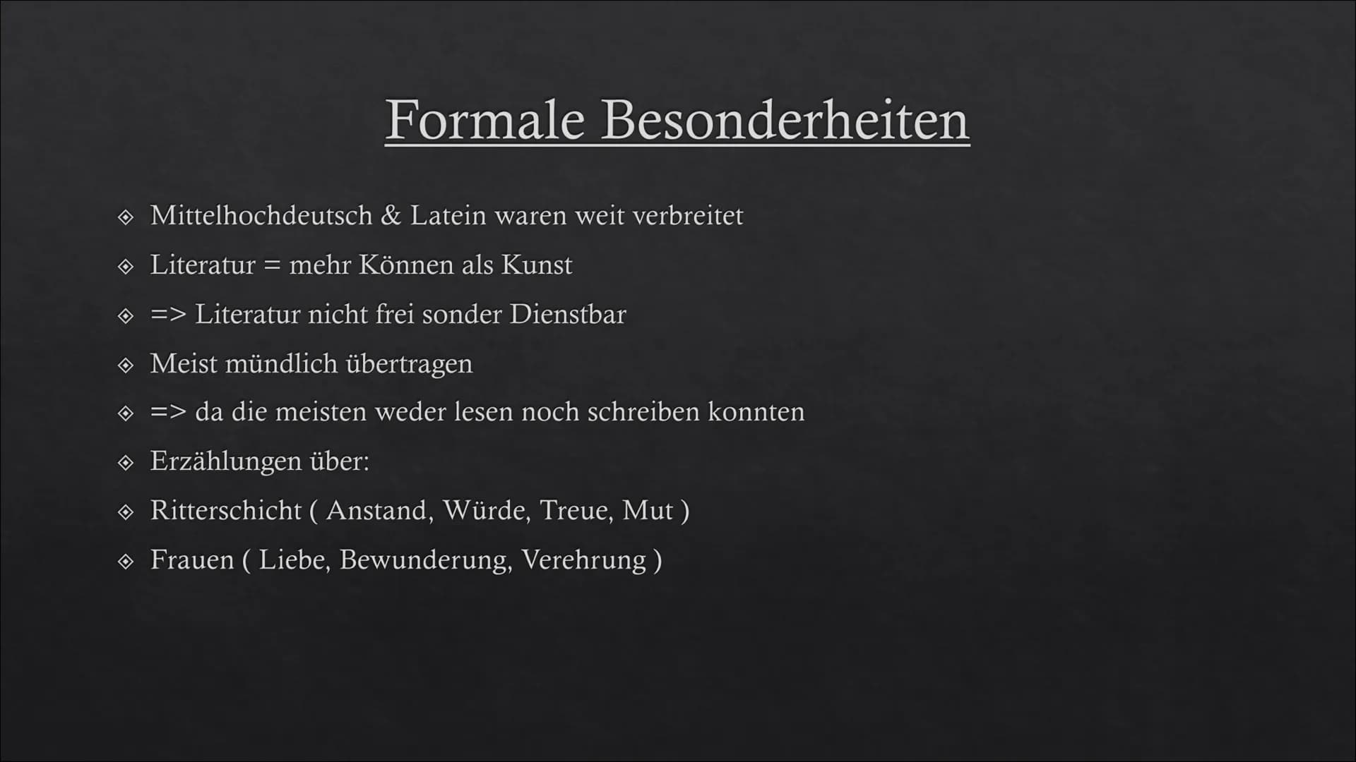 <p>Das Mittelalter ist eine Epoche zwischen dem 6. und 15. Jahrhundert, die in der europäischen Geschichte zwischen Antike und Neuzeit lieg