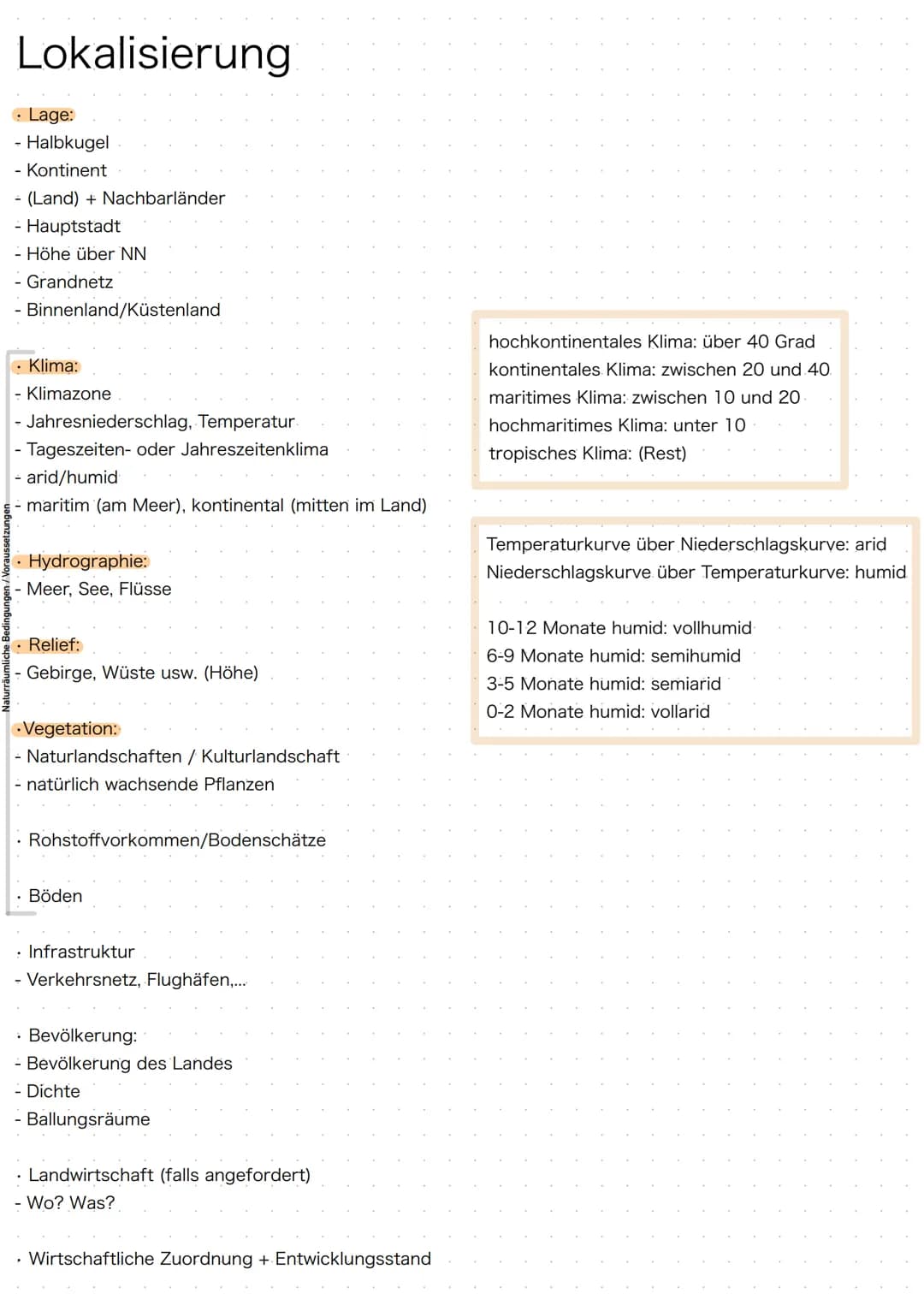 # Lokalisierung
• Lage:
- Halbkugel
- Kontinent
- (Land) + Nachbarländer
- Hauptstadt
- Höhe über NN
- Grandnetz
- Binnenland/Küstenland
•
