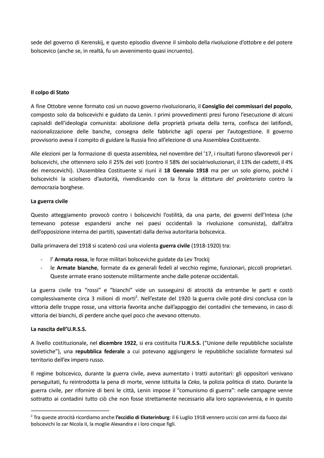 # LA RIVOLUZIONE RUSSA
La rivoluzione di Febbraio
II 23 Febbraio 1917 gli operai di Pietrogrado (così era stata ribattezzata San Pietrobur