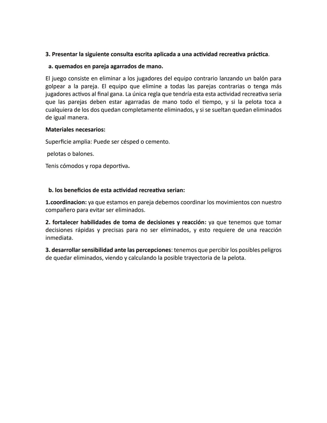 # ACTIVIDADES RECREATIVAS
PROFESOR:
ESTUDIANTES: DEPORTE Y CULTURA
ORGANIZACIÓN Y PLANEACION DE ACTIVIDADES RECREATIVAS
1.Actividades Re
