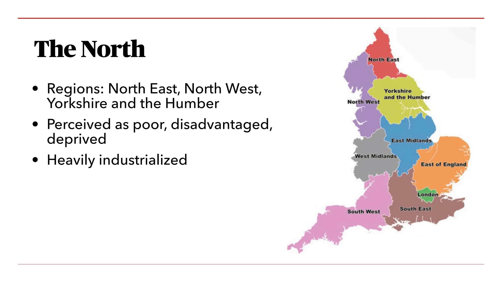 ERIK, MARIE, EMIR, JULIA
The North-South divide and
The devolution of Scotland Contents I. - The North-South divide
1. Existence
2. The Mi