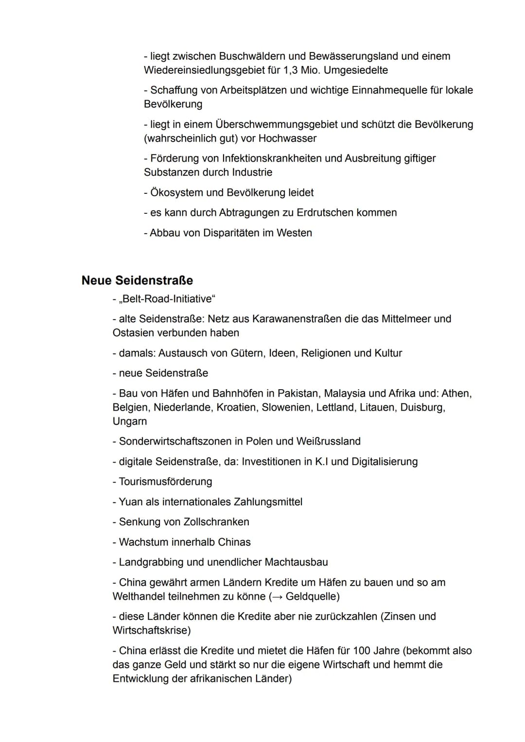 Erdkunde
gA
Semester 3
- Ostasien - Inhaltsverzeichnis
China..............................................................................