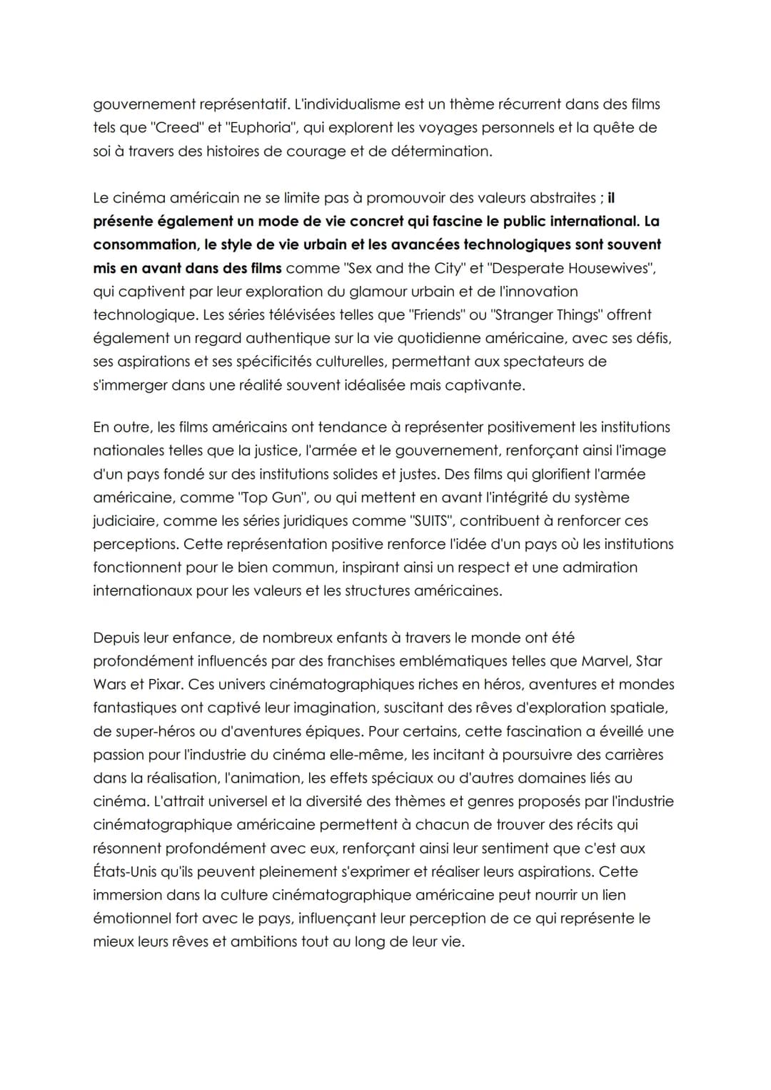 Grand oral amc
- Comment l'industrie cinématographique américaine participe -t 'elle à la
diffusion du soft power américain ?
Introduction