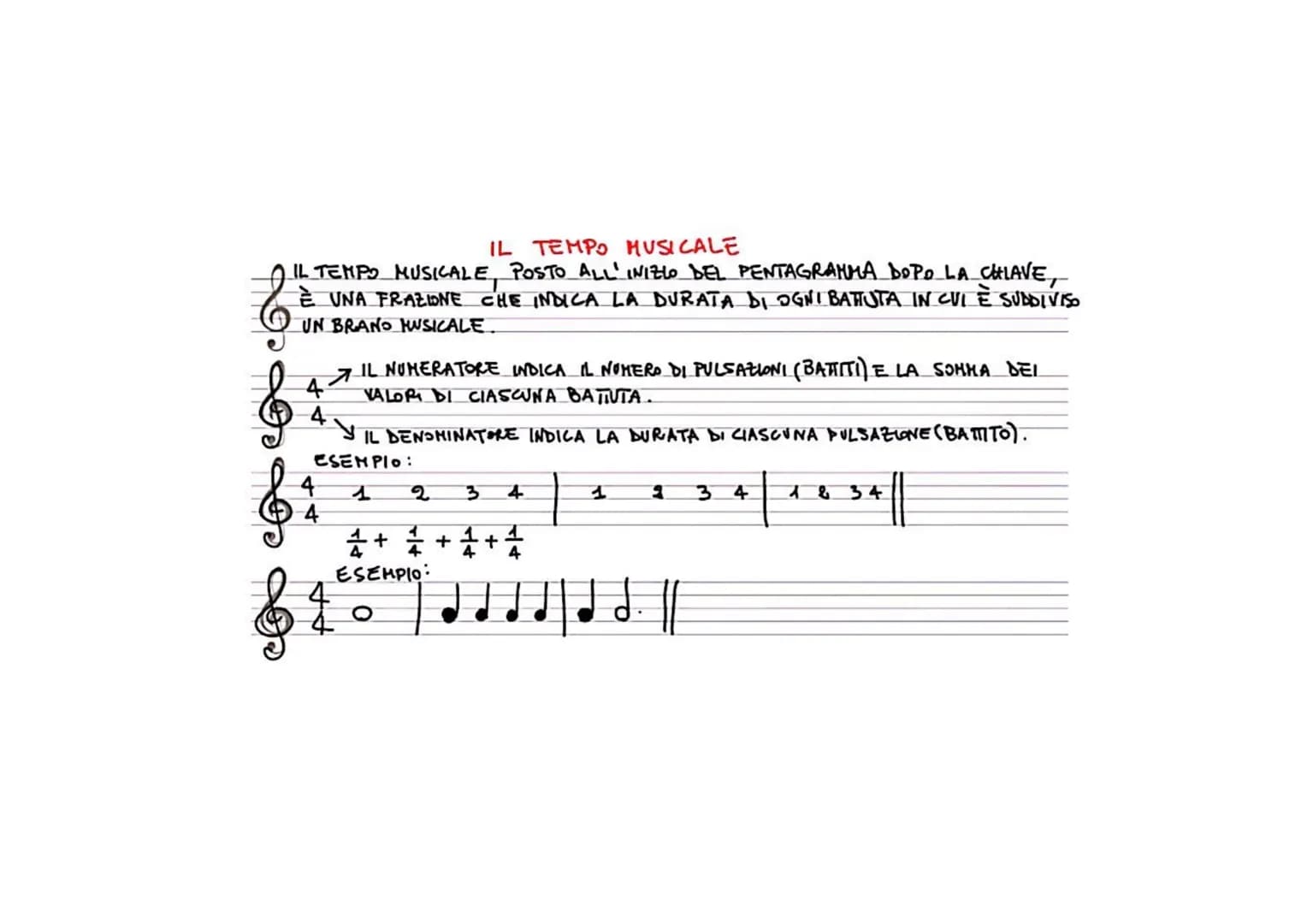 # IL PENTAGRAMMA
IL PENTAGRAMMA RIGO MUSICALE È UN SISTEMA FORMATO DA 5
LINEE E 4 SPAZI (DAL GRECO "PENTA" = CINQUE, "GRAMMA" LINE)
IN CUI