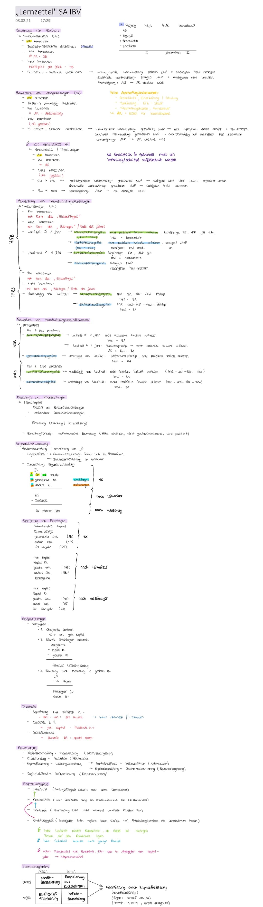# „Lernzettel“ SA IBV
08.02.21 17:29
Bewertung von Vorleistungen
- Vorleistungen (VL)
- Vorsteuerabzug (Vorsteuer)
- Rechnungen
- Such