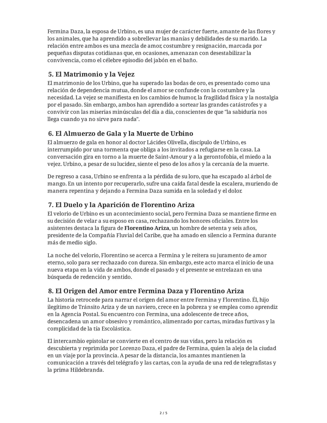 El amor en los tiempos del cólera - Resumen Detallado
1. El Olor de las Almendras Amargas y la Muerte de Jeremiah de Saint-
Amour
La novela
