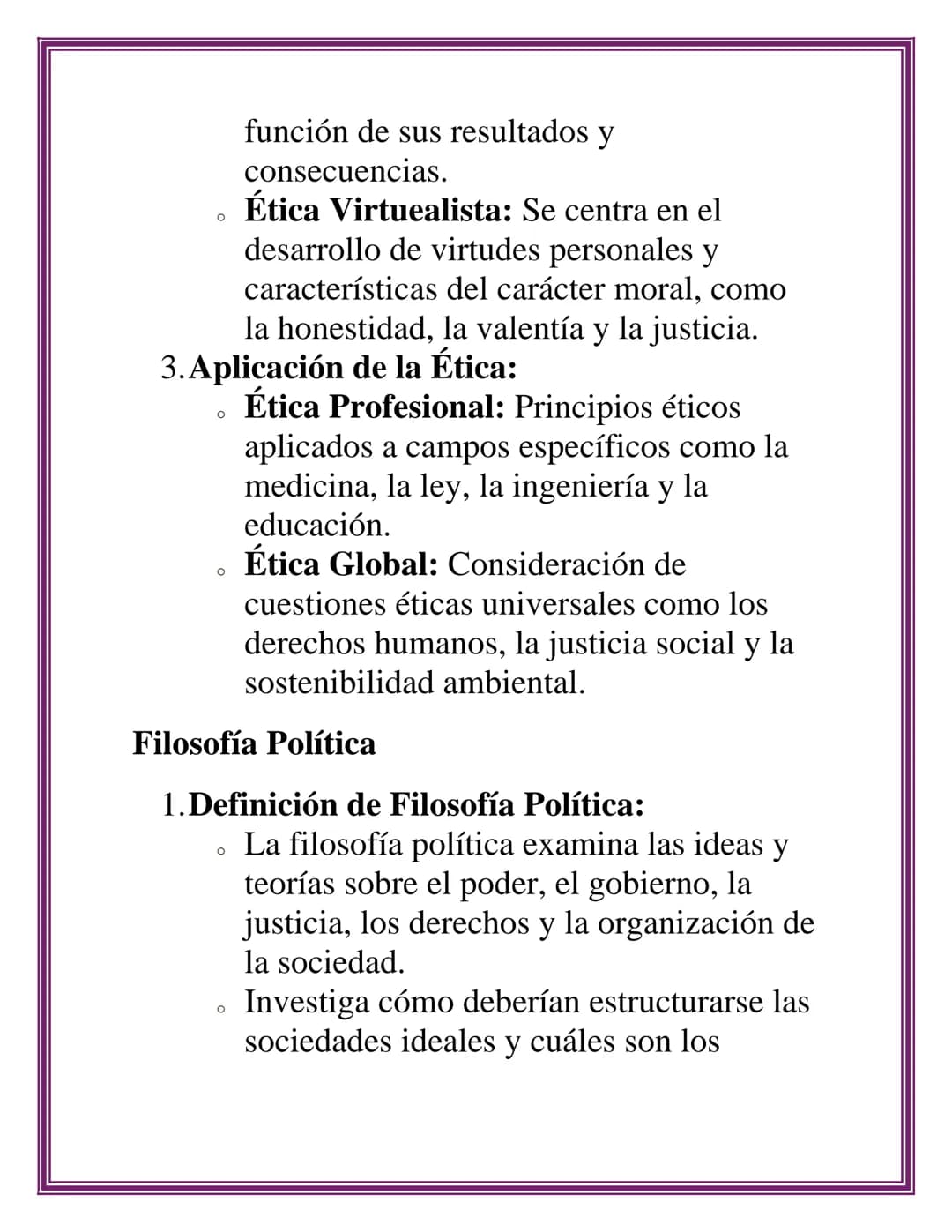 # ÉTICA Y FILOSOFÍA
# POLÍTICA
La ética y la filosofía política son disciplinas
fundamentales que exploran cuestiones morales,
principios é