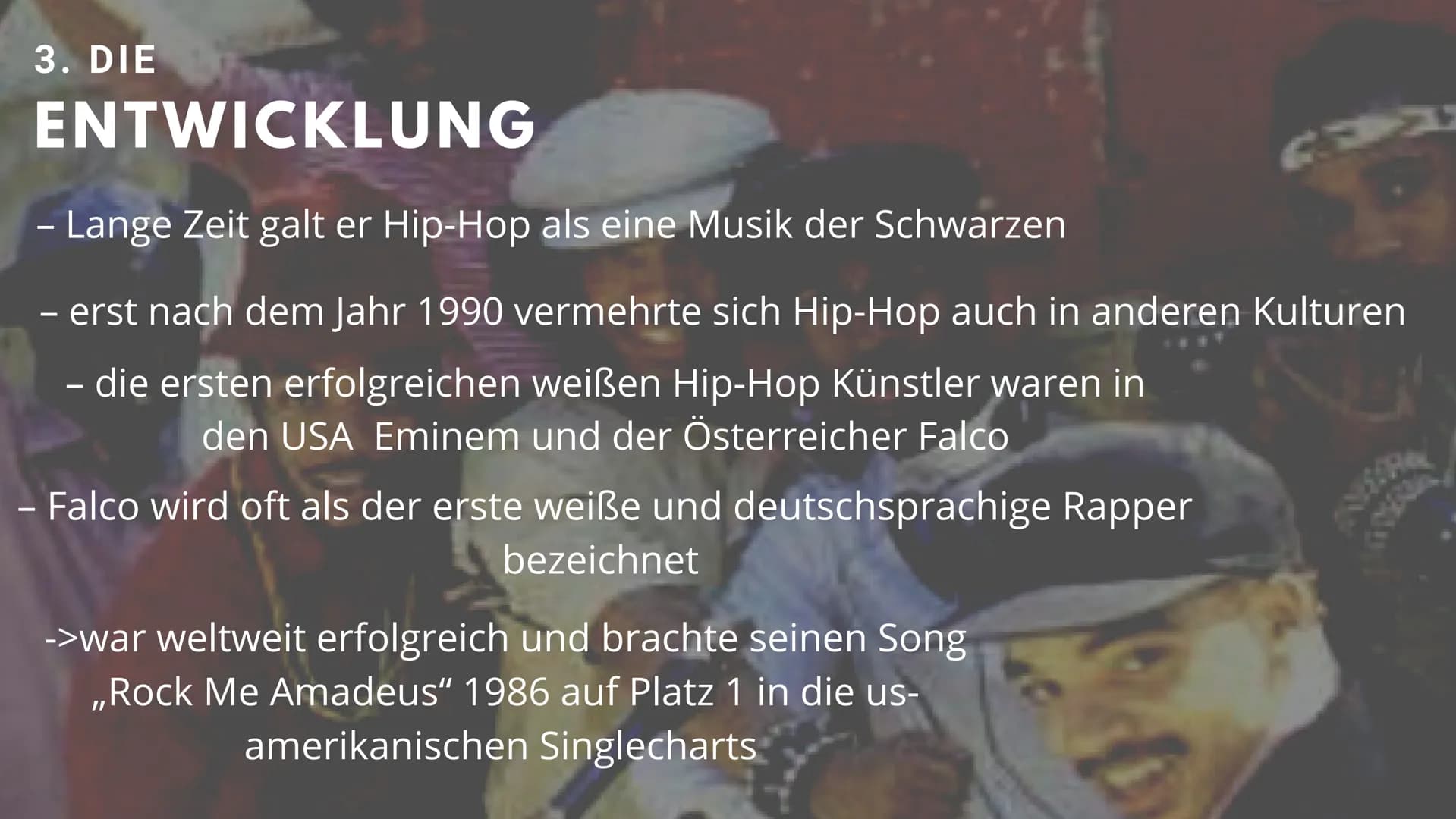 HOW
ANTIFA
BEASTIE
BOYS
ABC
Rap/Hip-
Hop HIPHOP
VON LENI UND LYKKA
嘎 NA
# Inhaltsverzeichnis
IA
8.Die Techniken der DJs
1. Frage an die