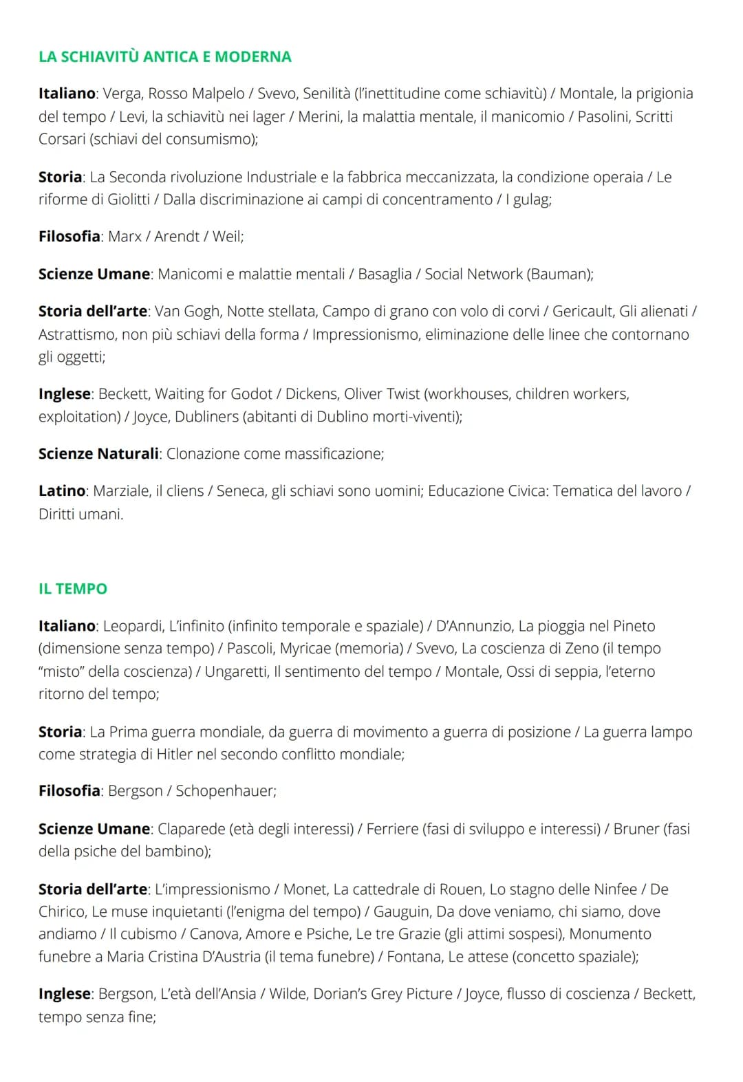 # COLLEGAMENTI MATURITA
REALISMO
Italiano: Leopardi, L'arido vero / Verga, II Verismo / Pirandello, identità e maschera / Montale, II
corr